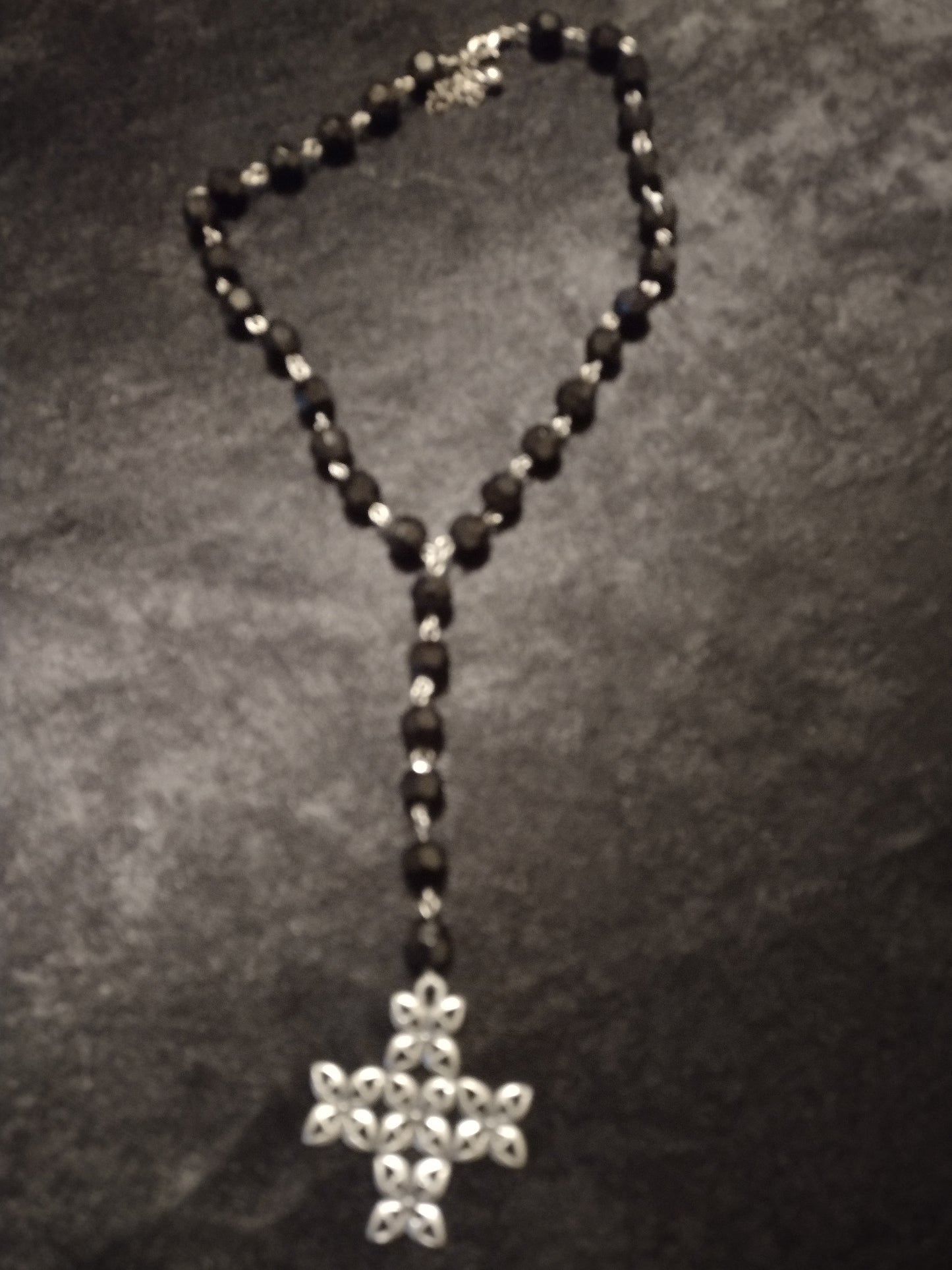 Women black choker necklace