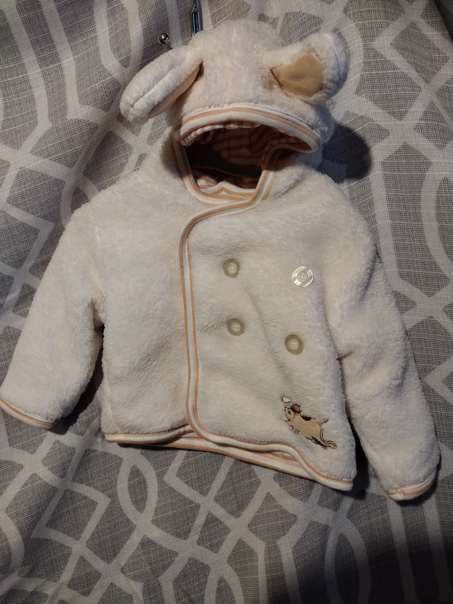 Infant Bunny coat 6-9M