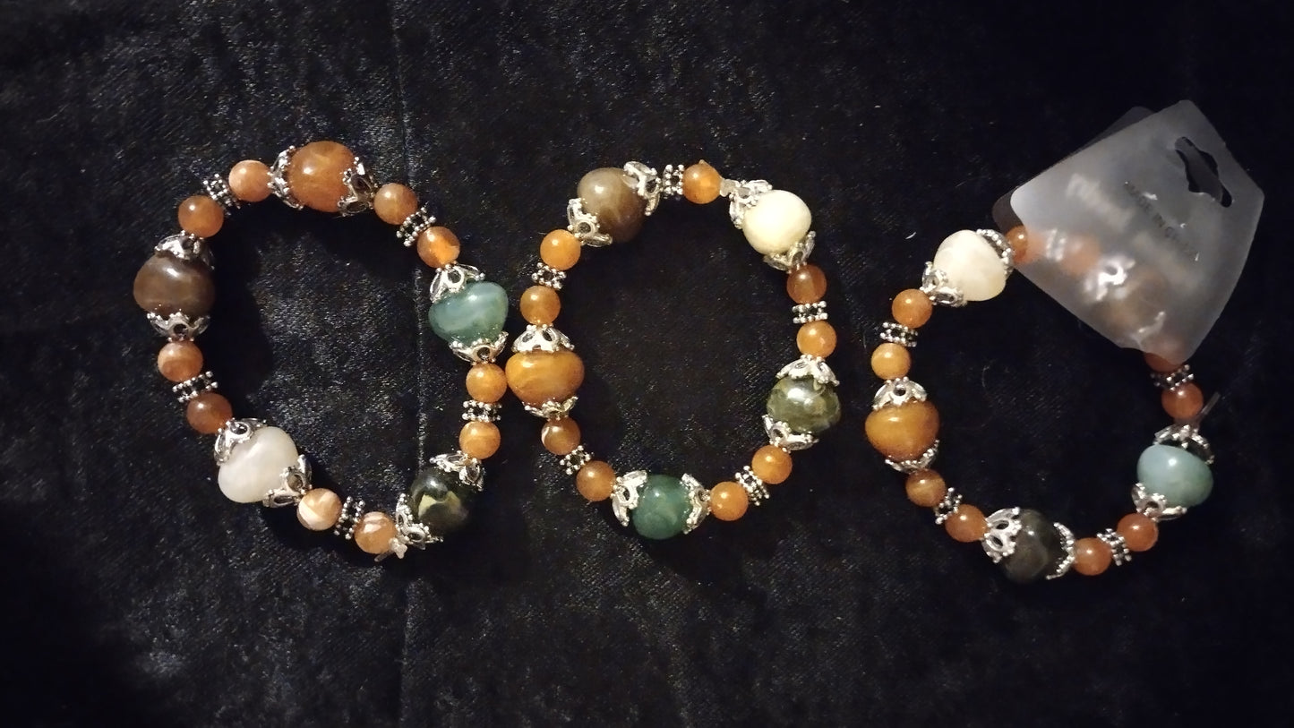 Women's marble stretch bracelet