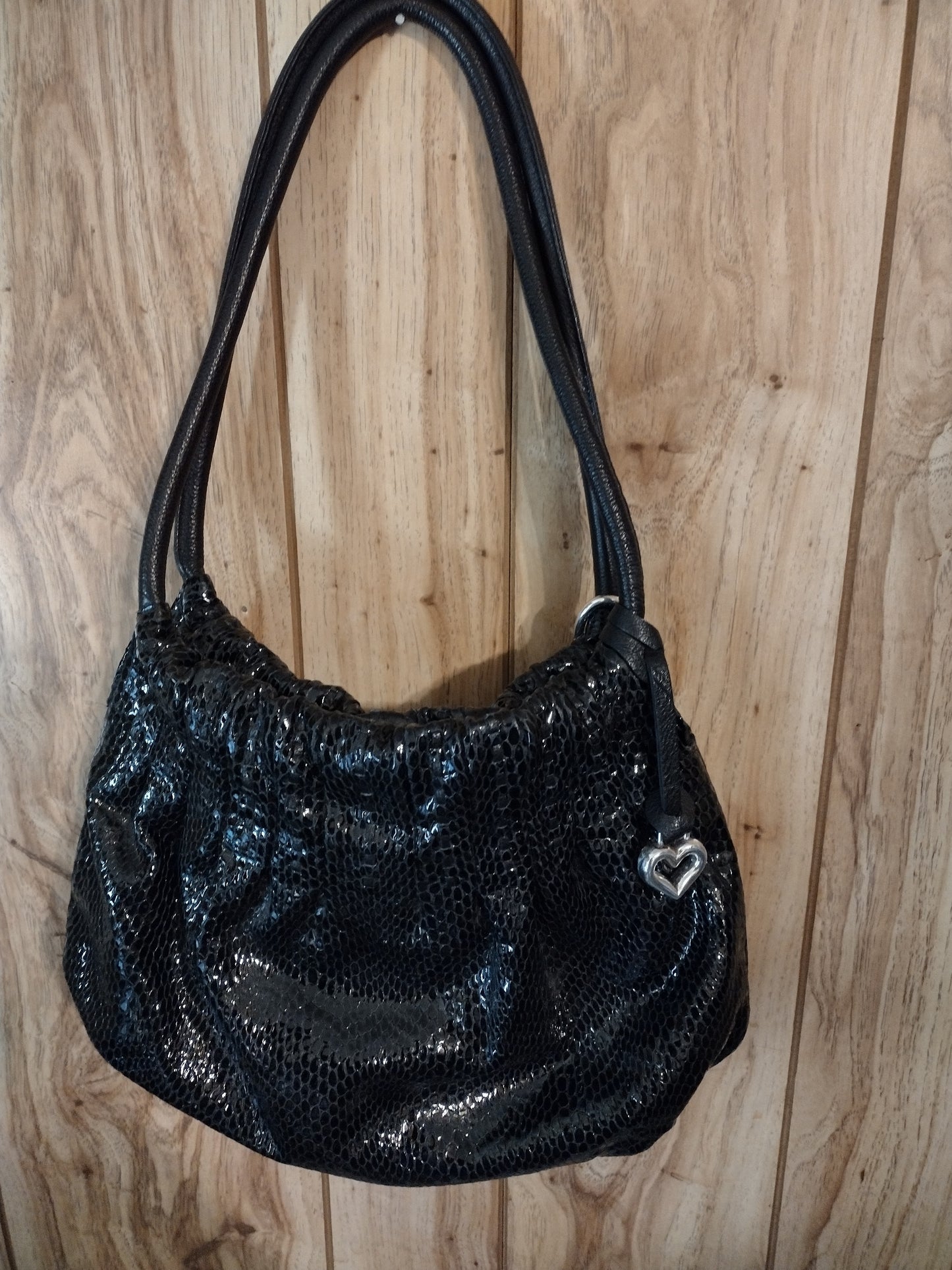 Brighton patent leather handbag