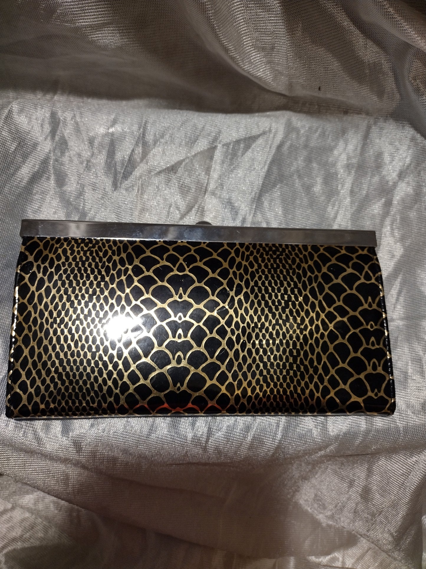 Women's Black/Gold Wallet