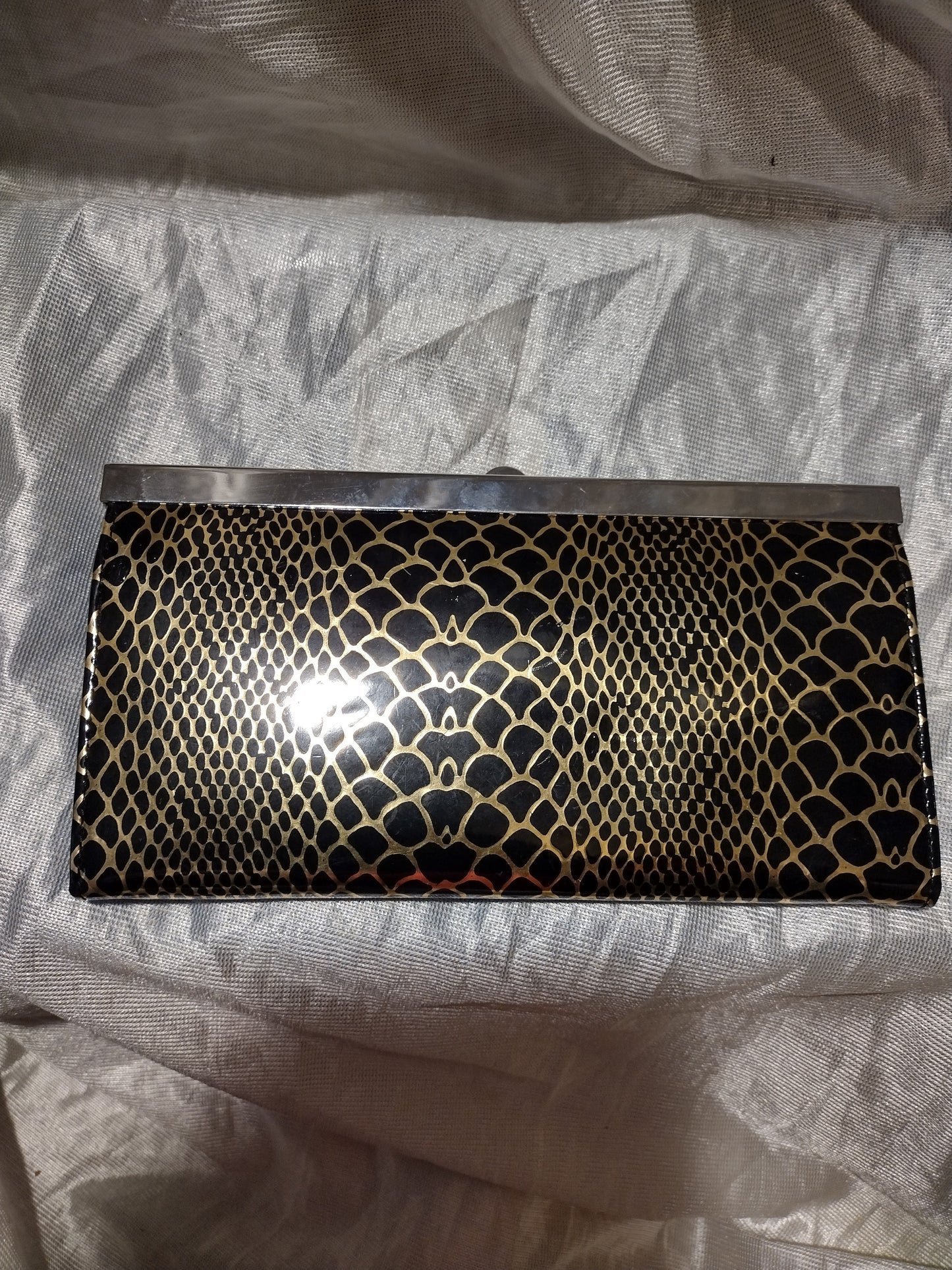 Women's Black/Gold Wallet