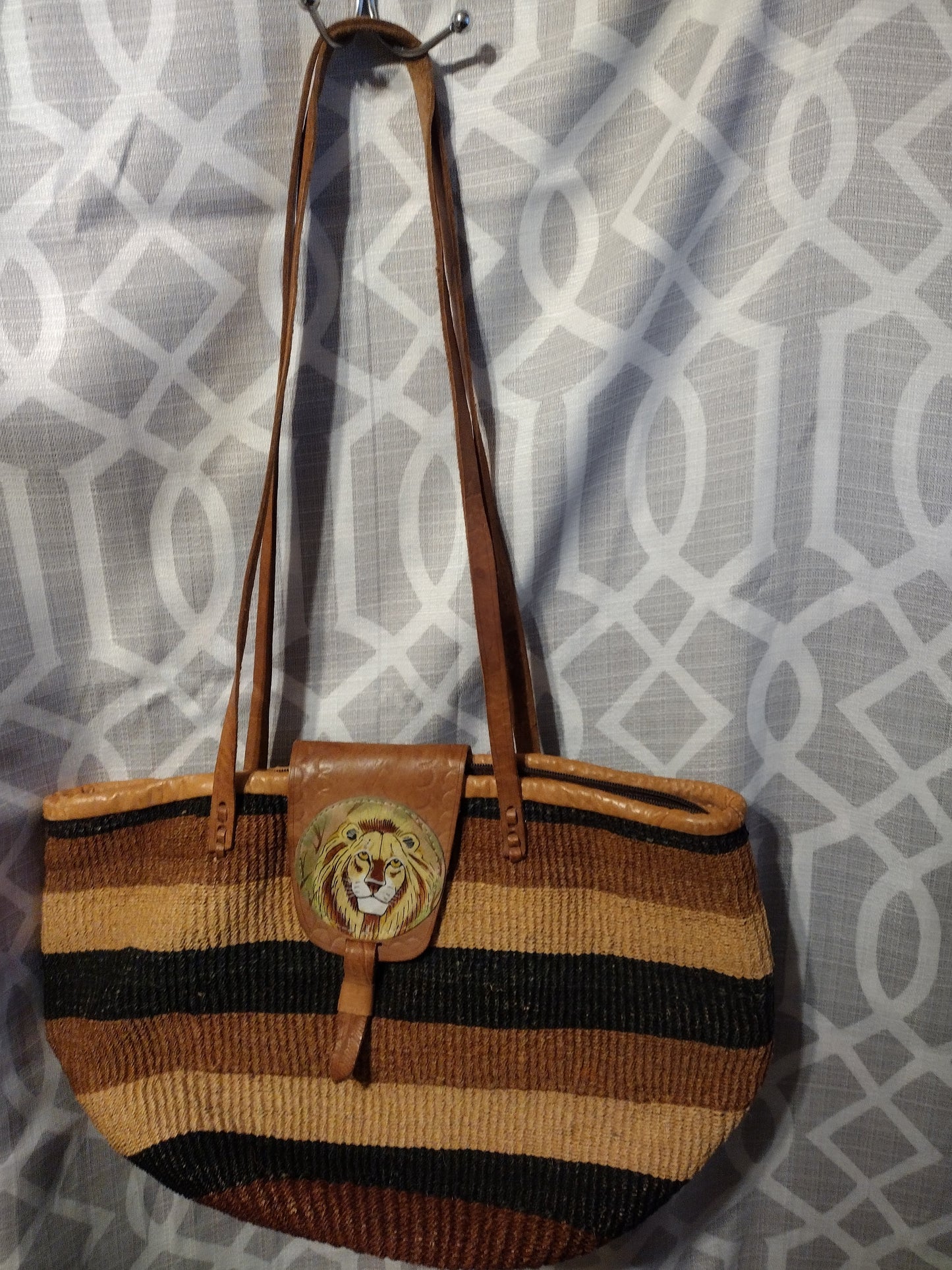 Woven Large Tote Handbag