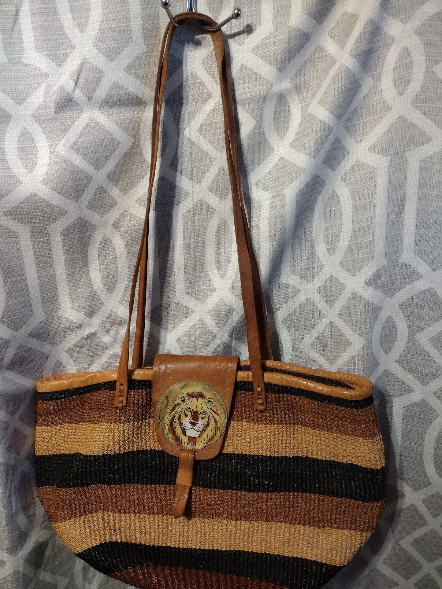 Woven Large Tote Handbag