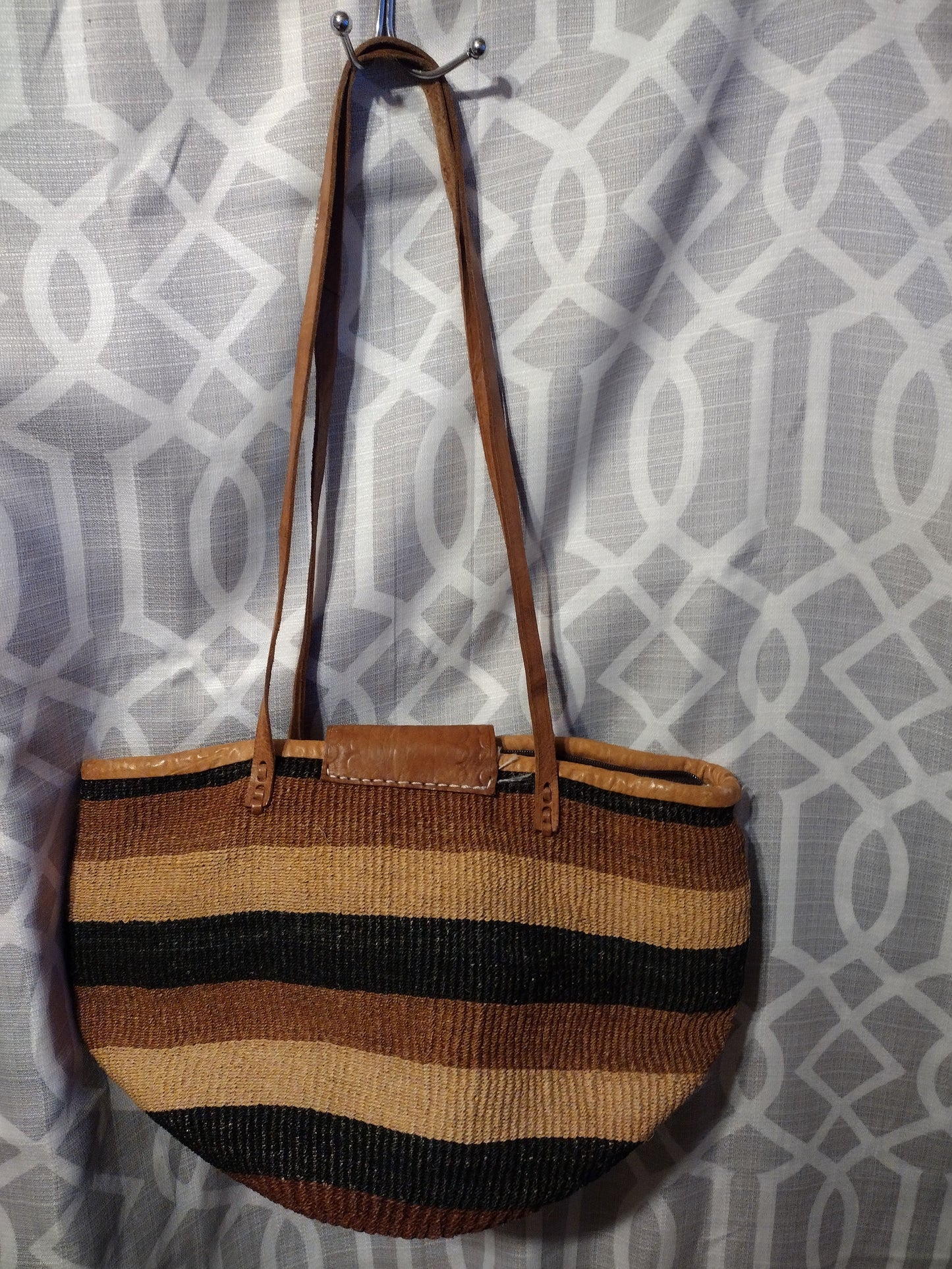 Woven Large Tote Handbag