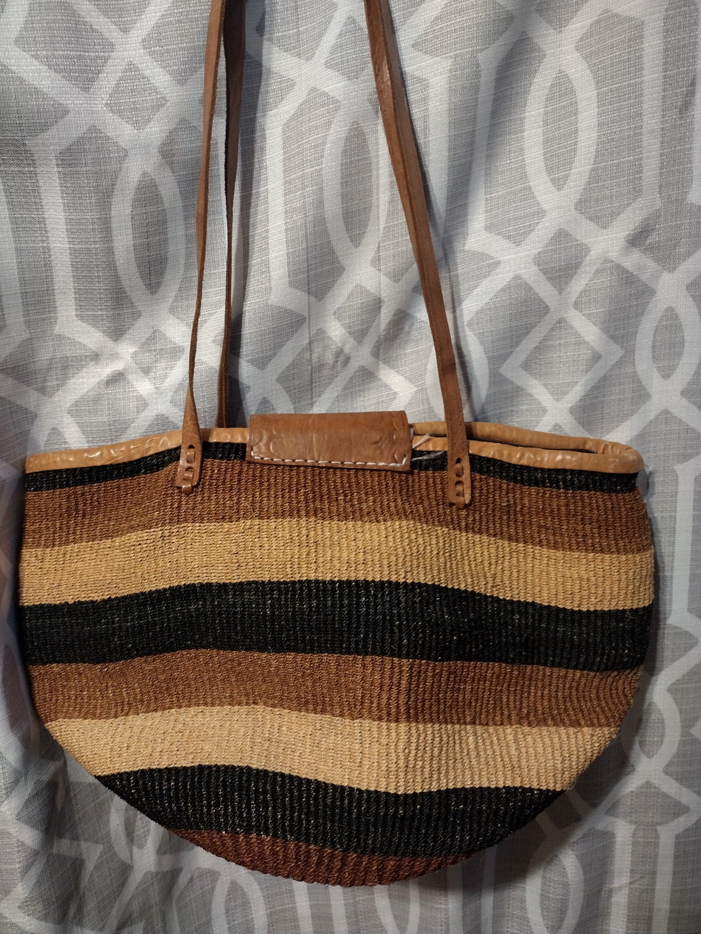 Woven Large Tote Handbag