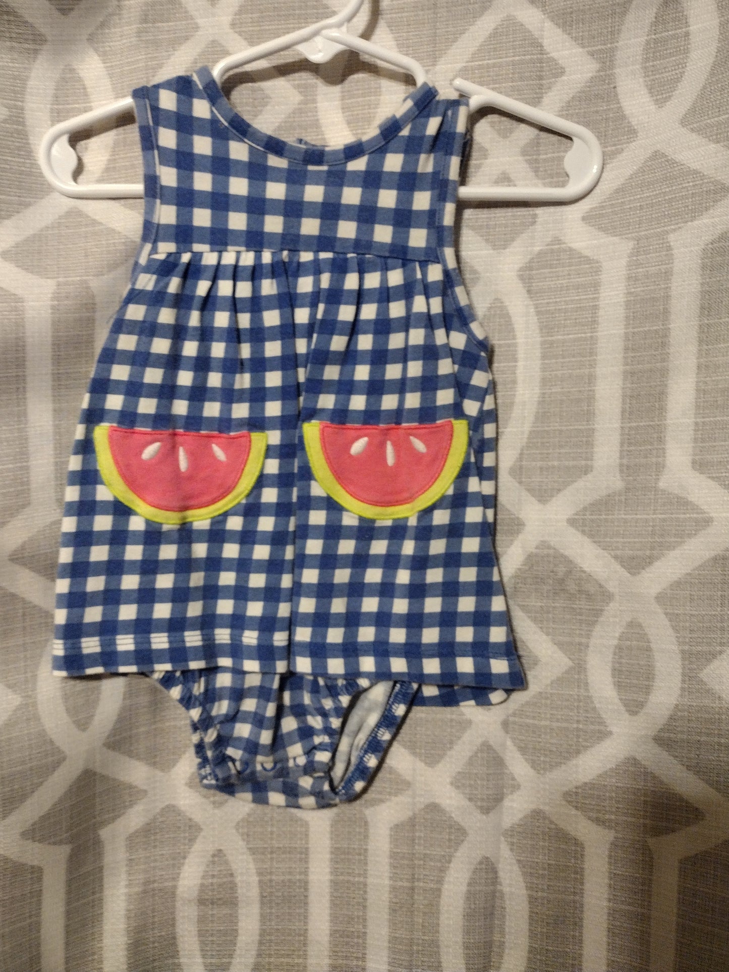 Girl infant dress onesie 12M