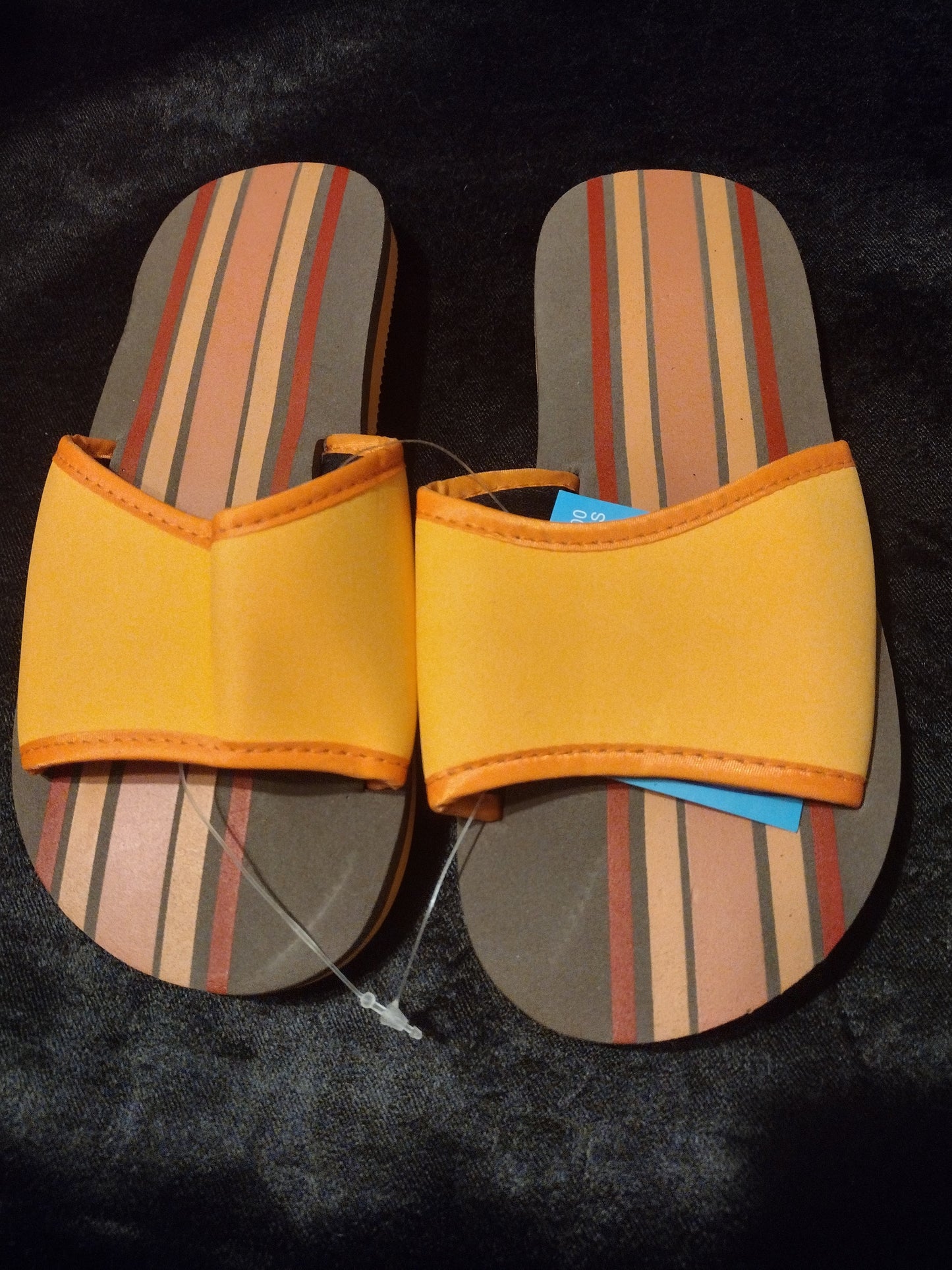 Little boys orange sandals