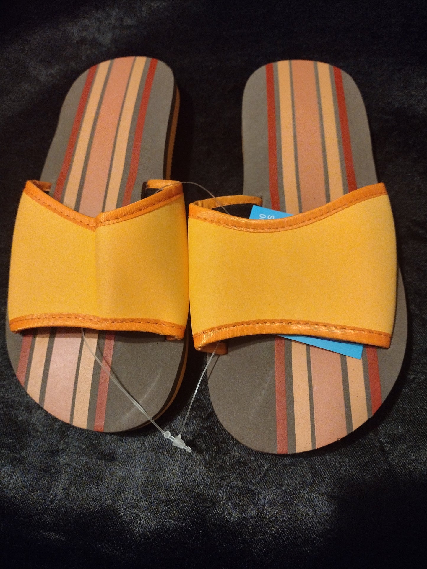 Little boys orange sandals