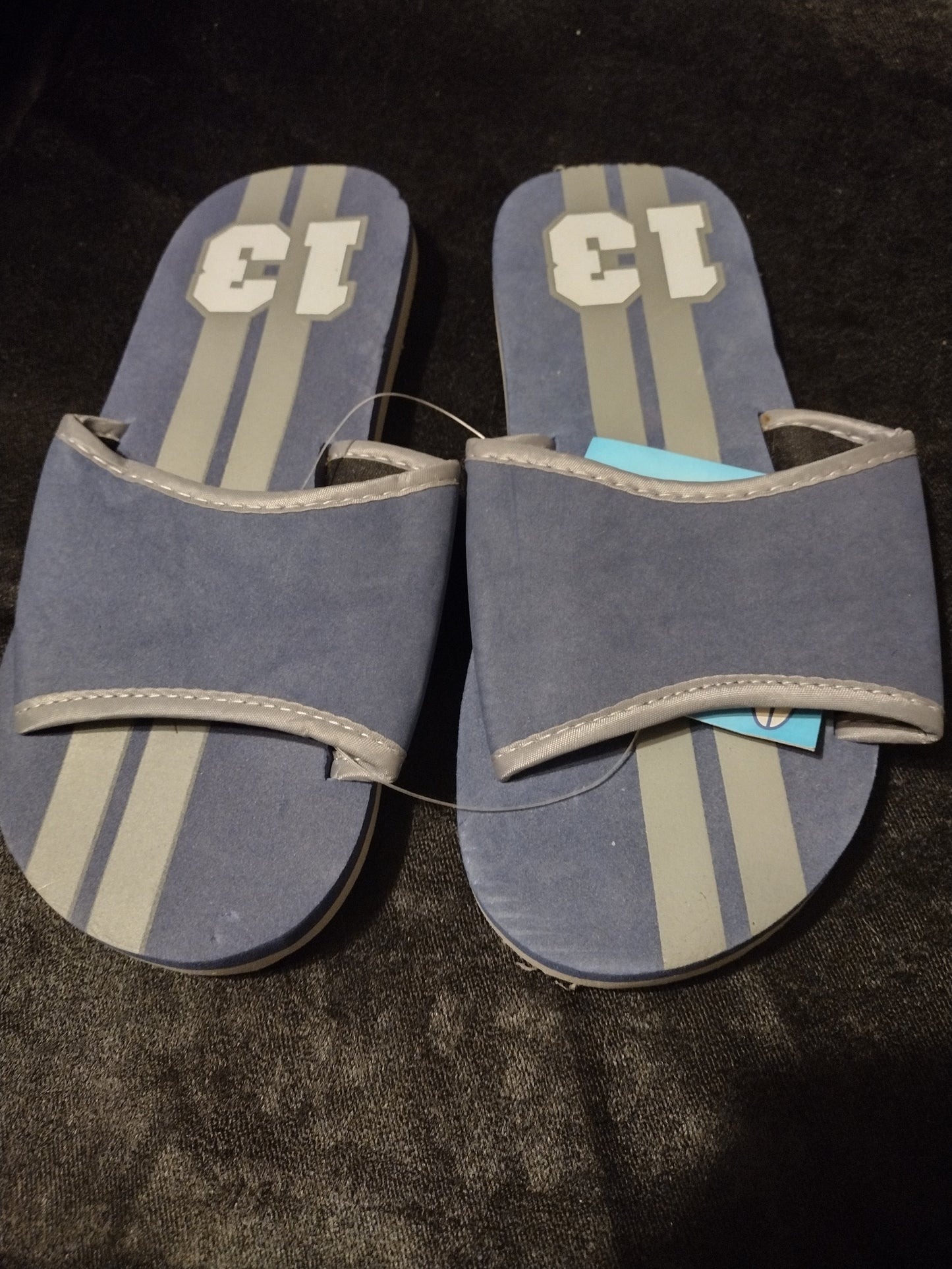 Little boys blue/gray sandals