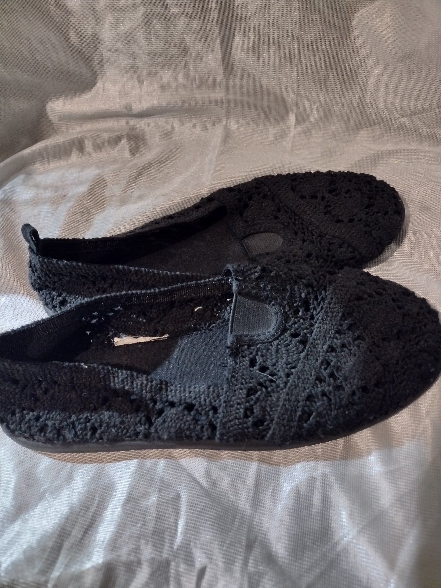 Black Flat shoes girl  3Y