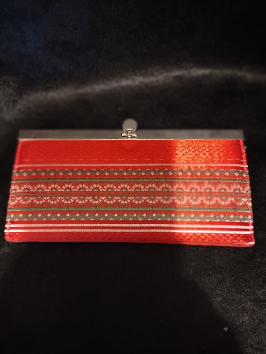 Women's red wallet