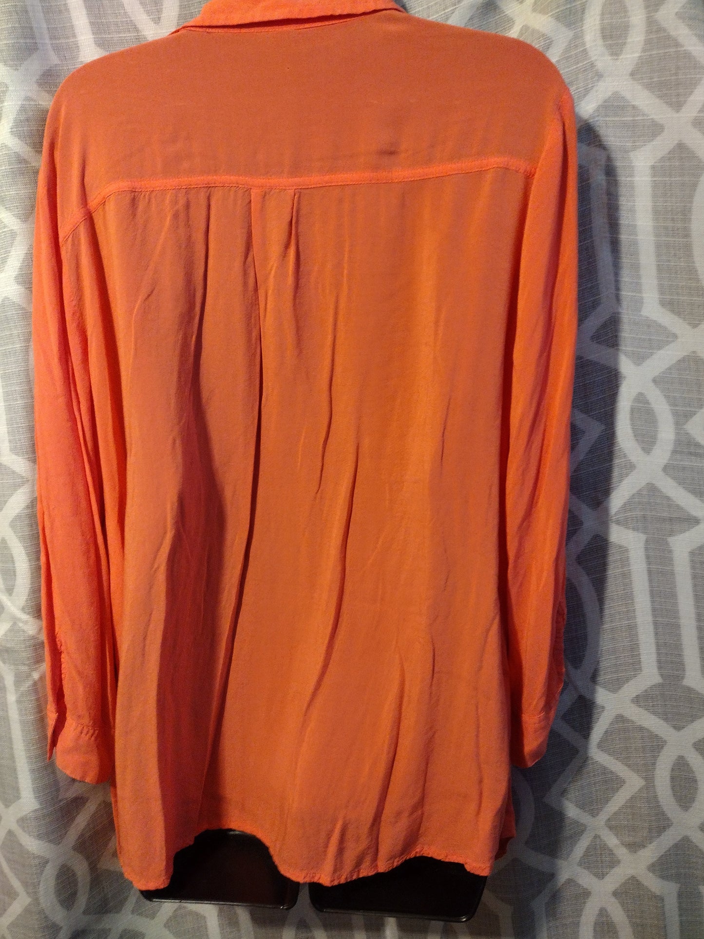 Women's orange shirt size large