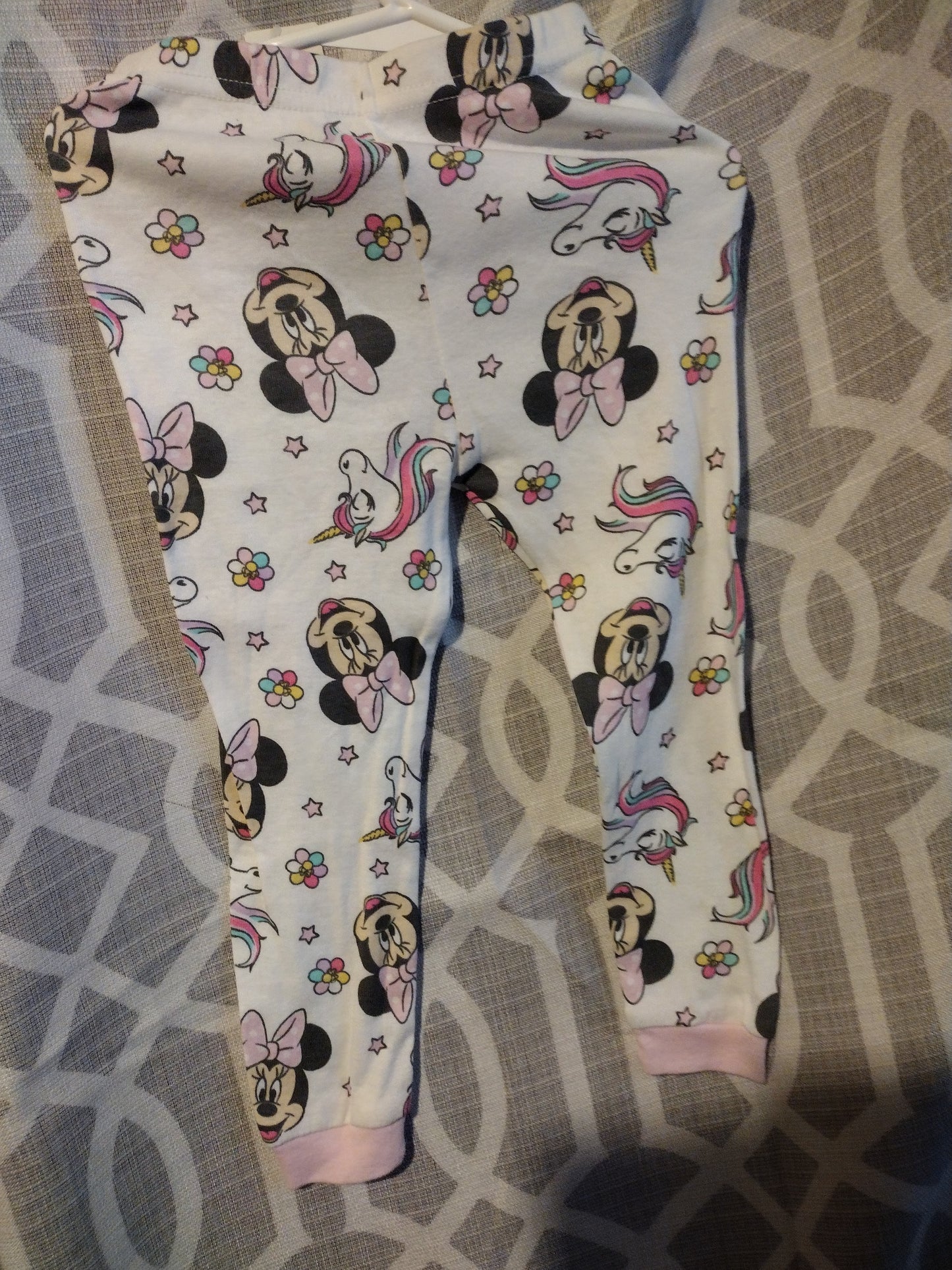 Girl toddler Minnie Mouse pants set 3T