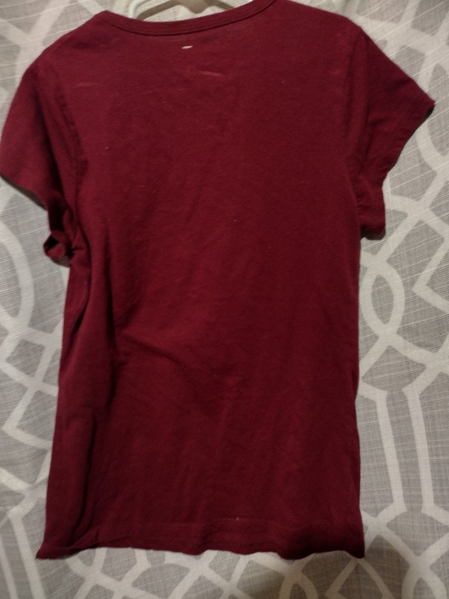 Girl burgundy T-shirt size 12