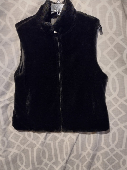 Women's reversible fur vest small