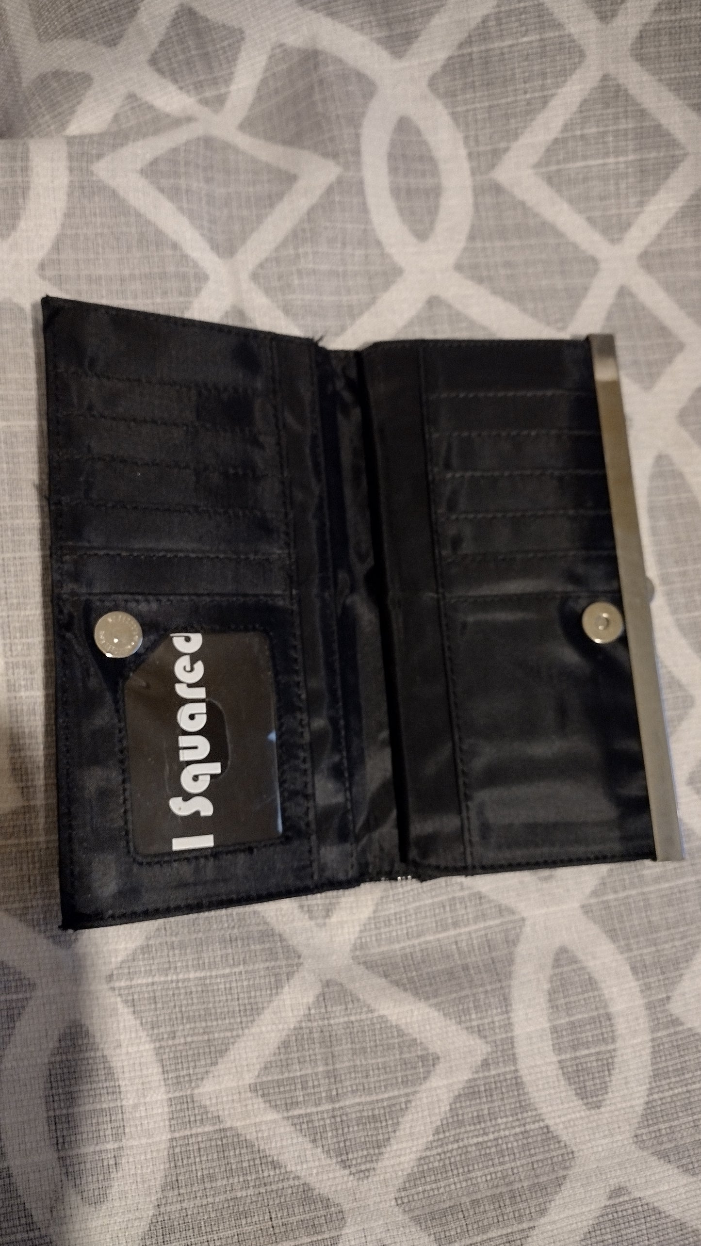 Women's black wallet