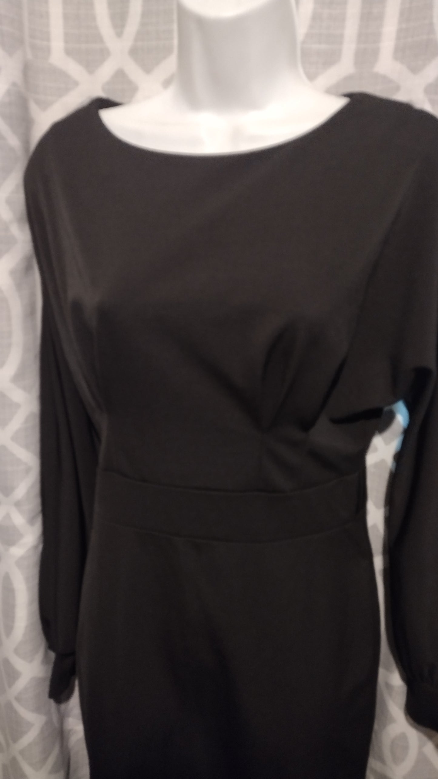 Women black long sleeve dress size medium