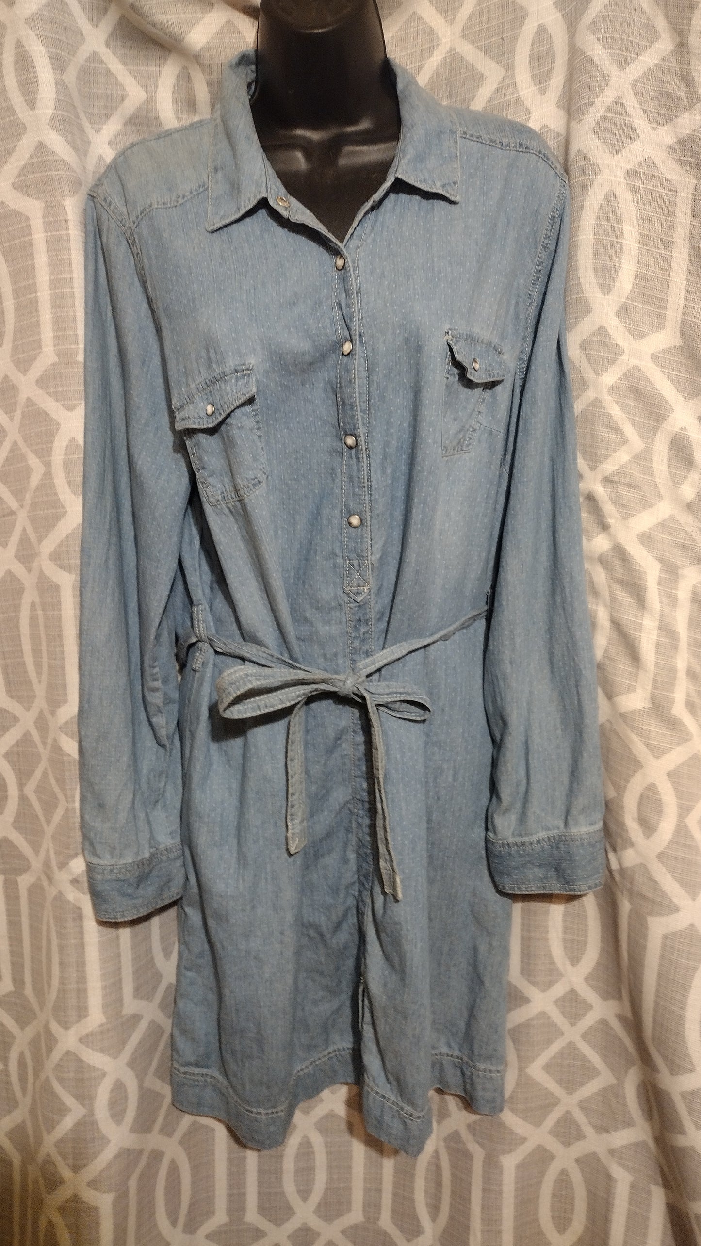 Women's denim dress size XL