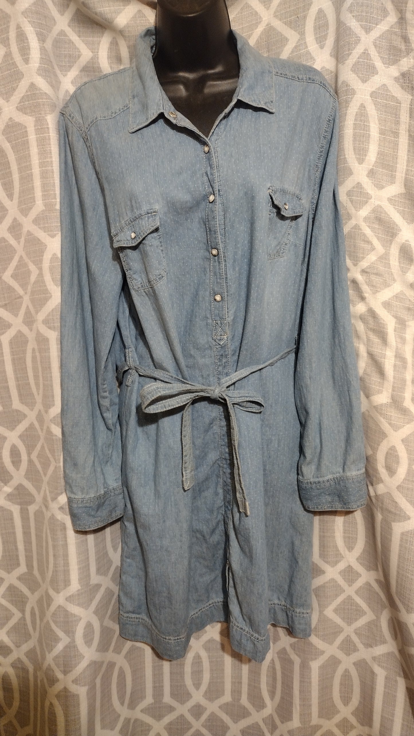 Women's denim dress size XL