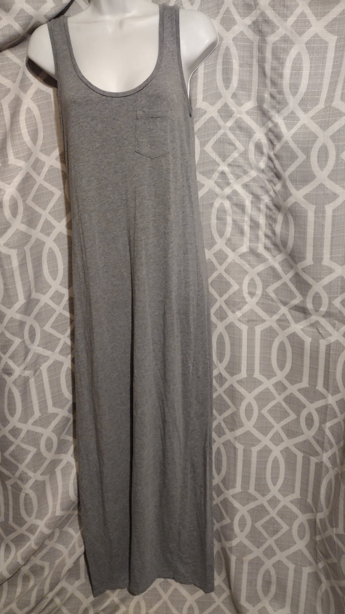 Women's gray tank maxi dress size XS