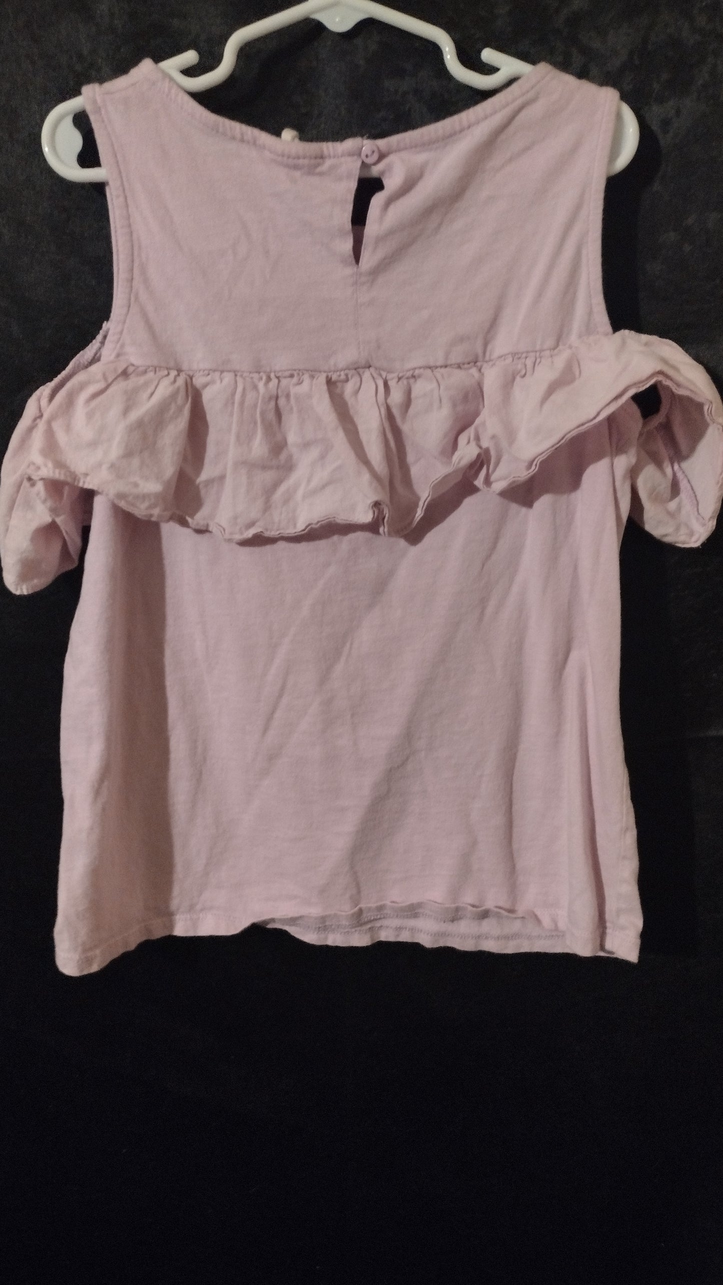 Little girl cold shoulder shirt size 7