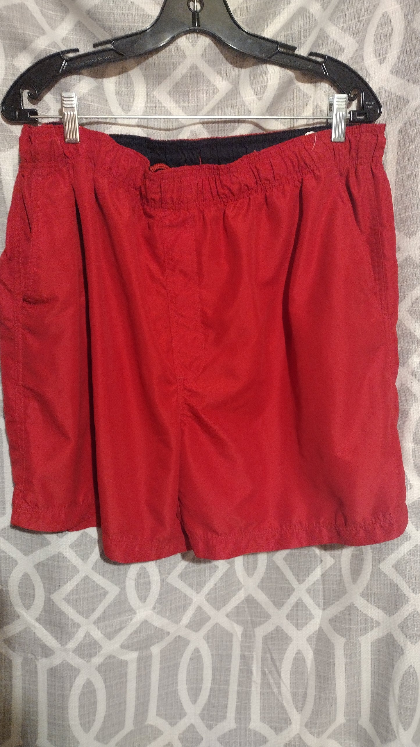 Men red swim trunks size 40-42