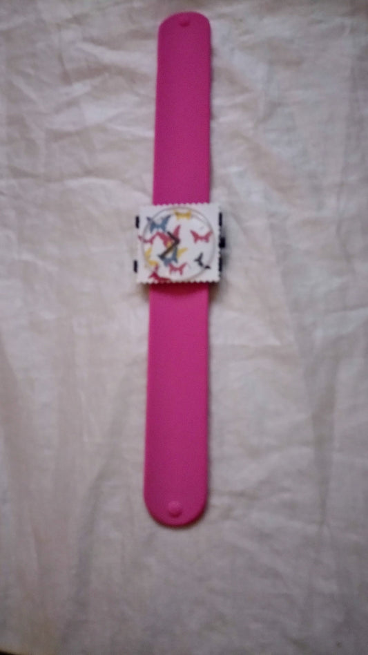 Women's Hot pink Slap Watch