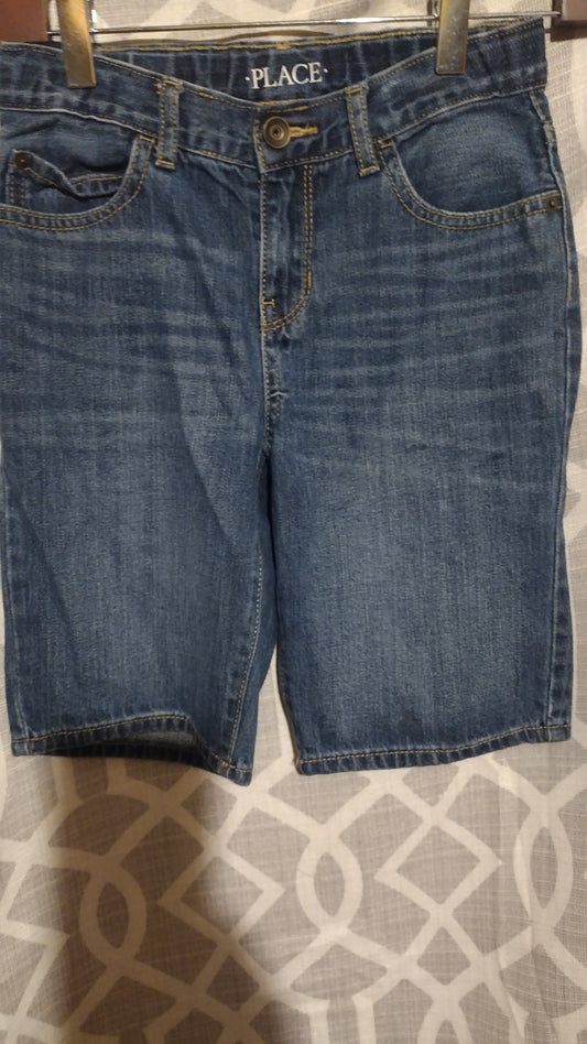 Girls denim shorts size 7