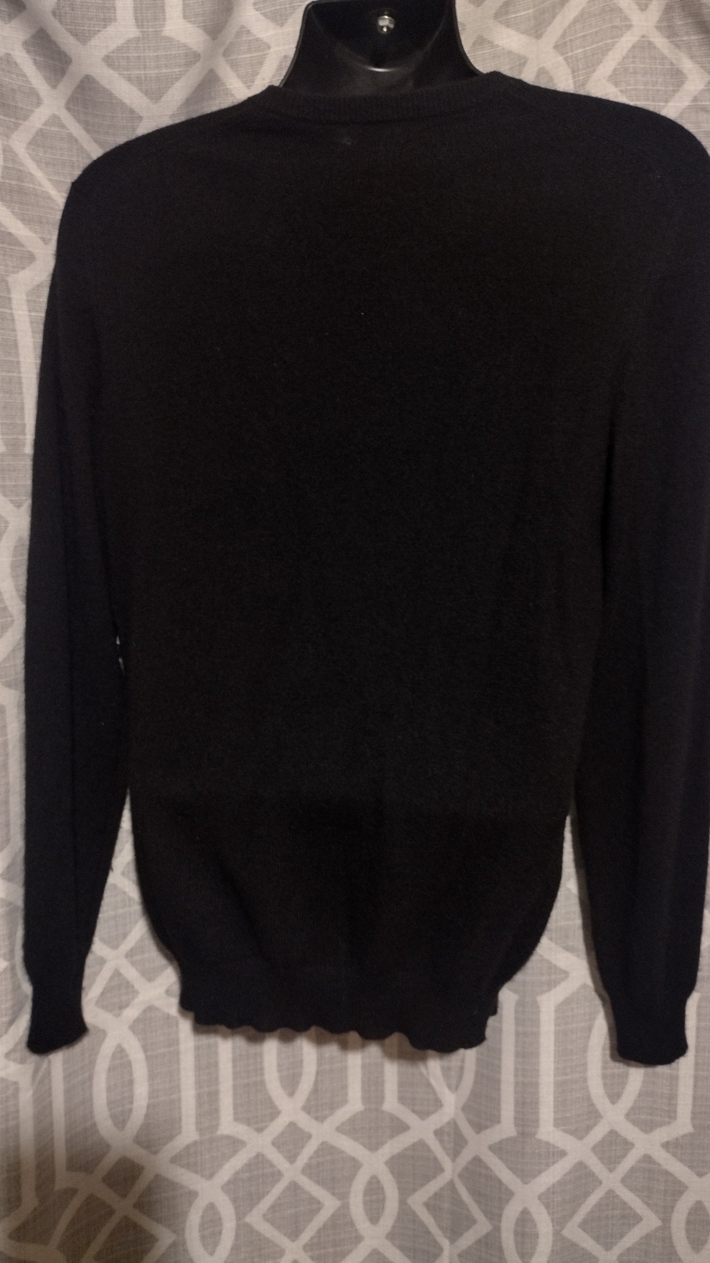 Men black Cashmere sweater small