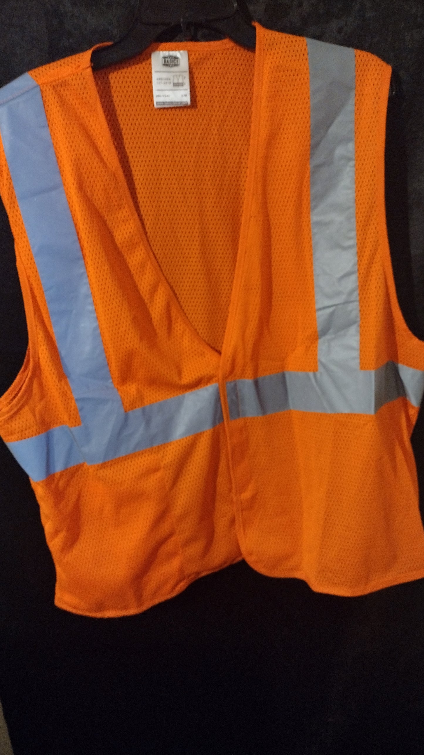 Safety Vest orange/gray s/m