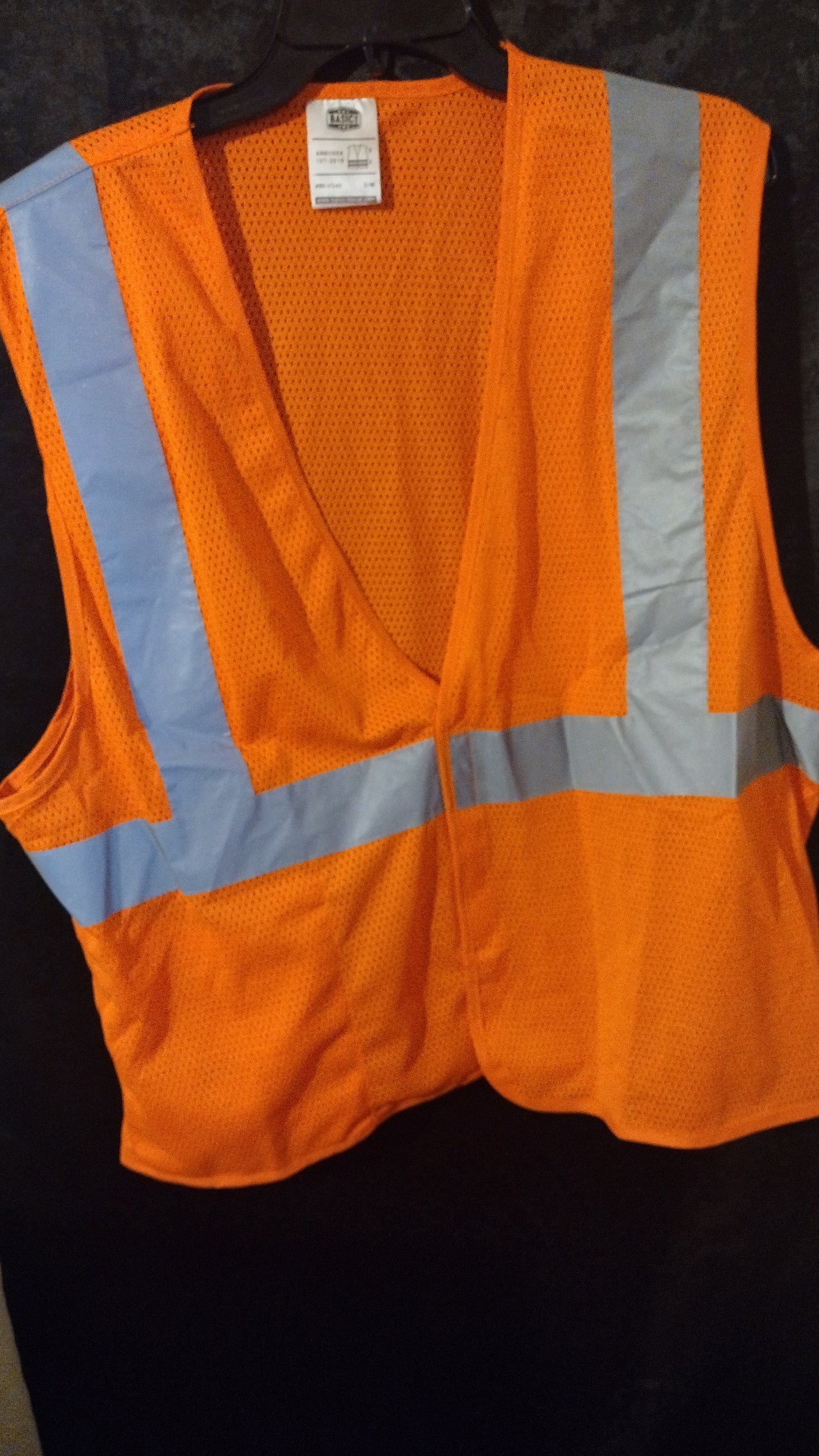 Safety Vest orange/gray s/m