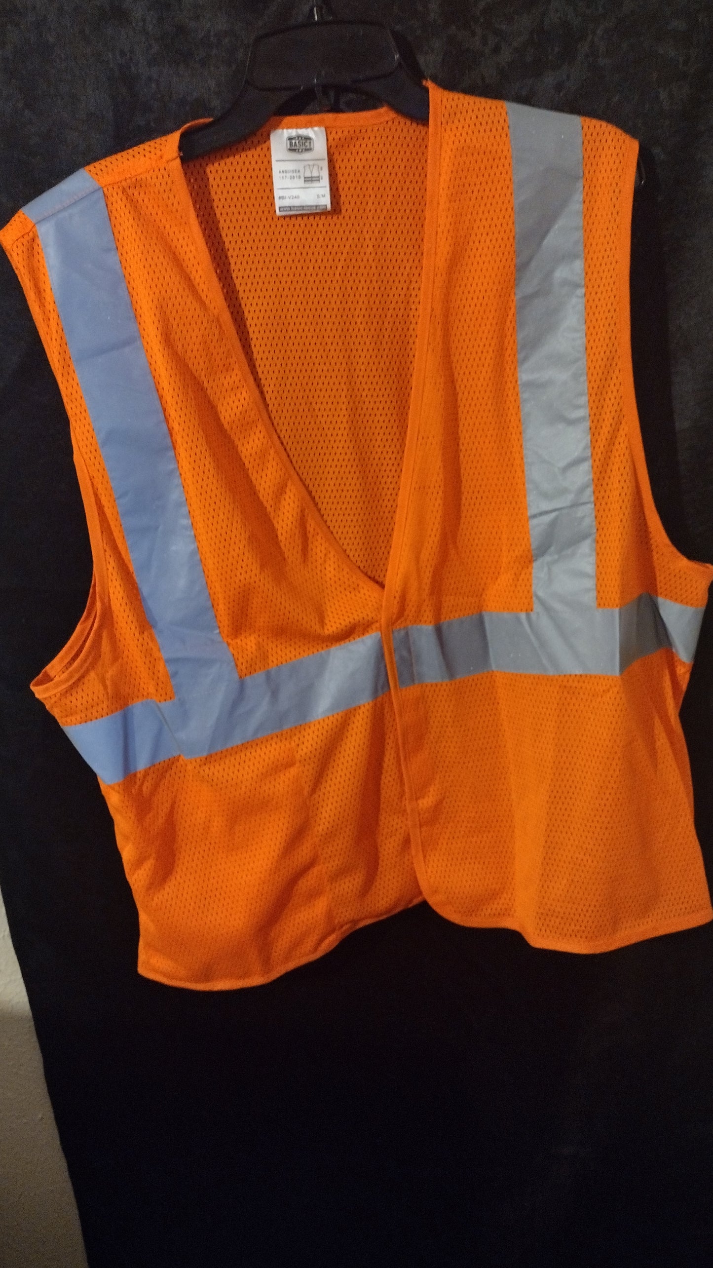 Safety Vest orange/gray s/m