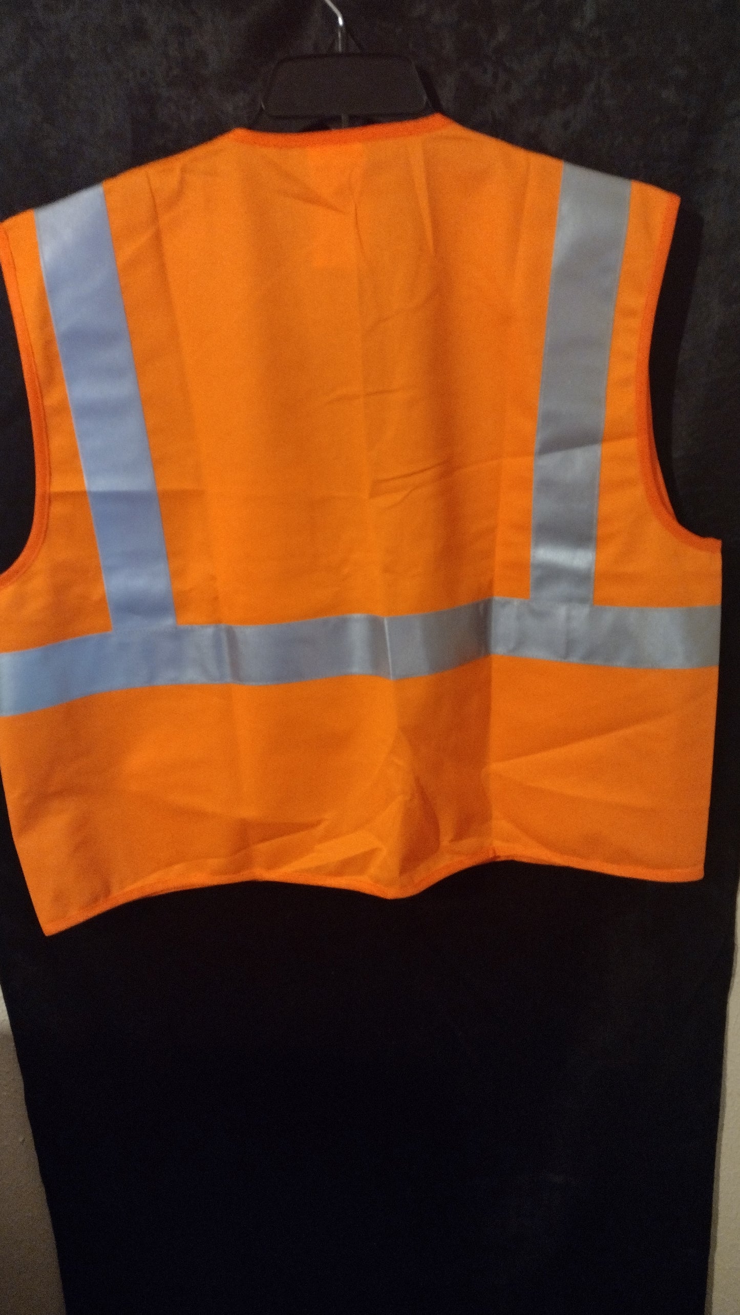 Safety vest Orange/Gray large