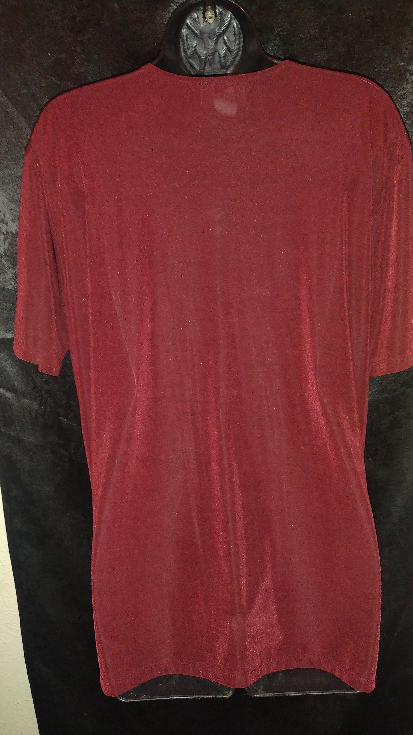 Women's burgundy blouse size large