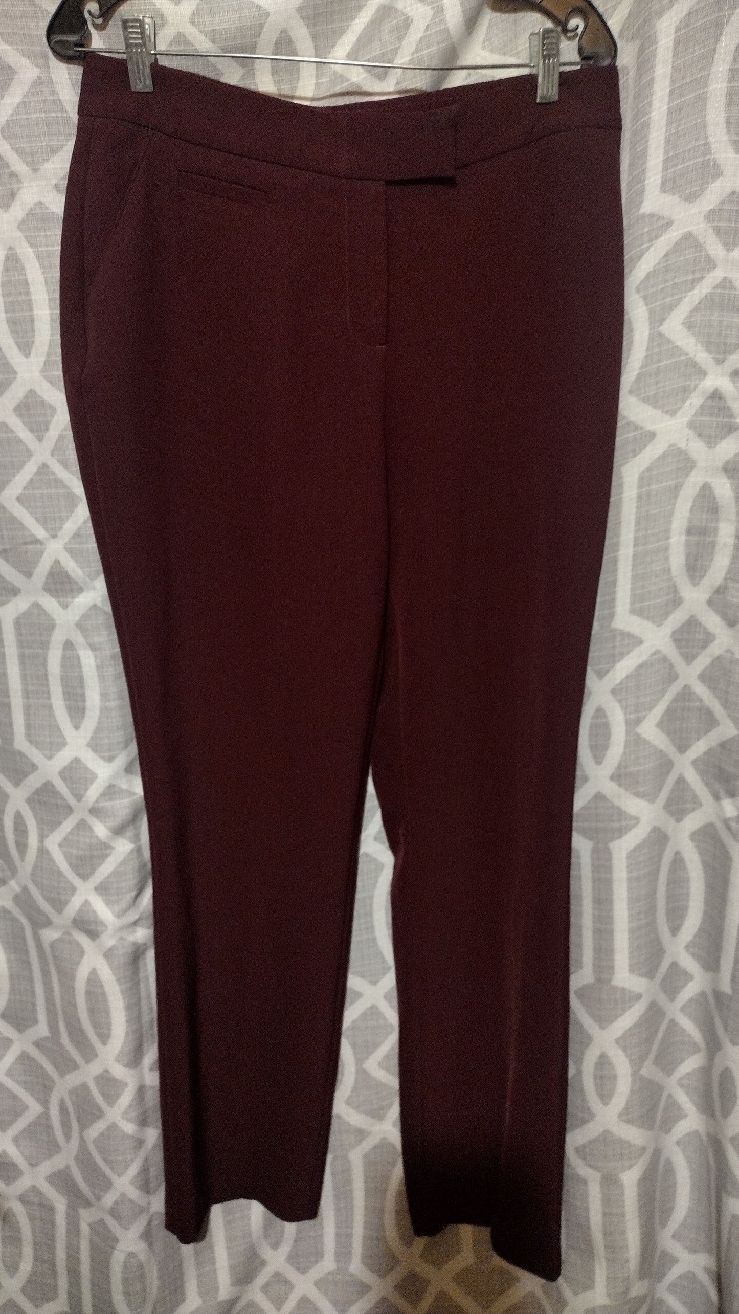 Women's Maroon slacks size 10R