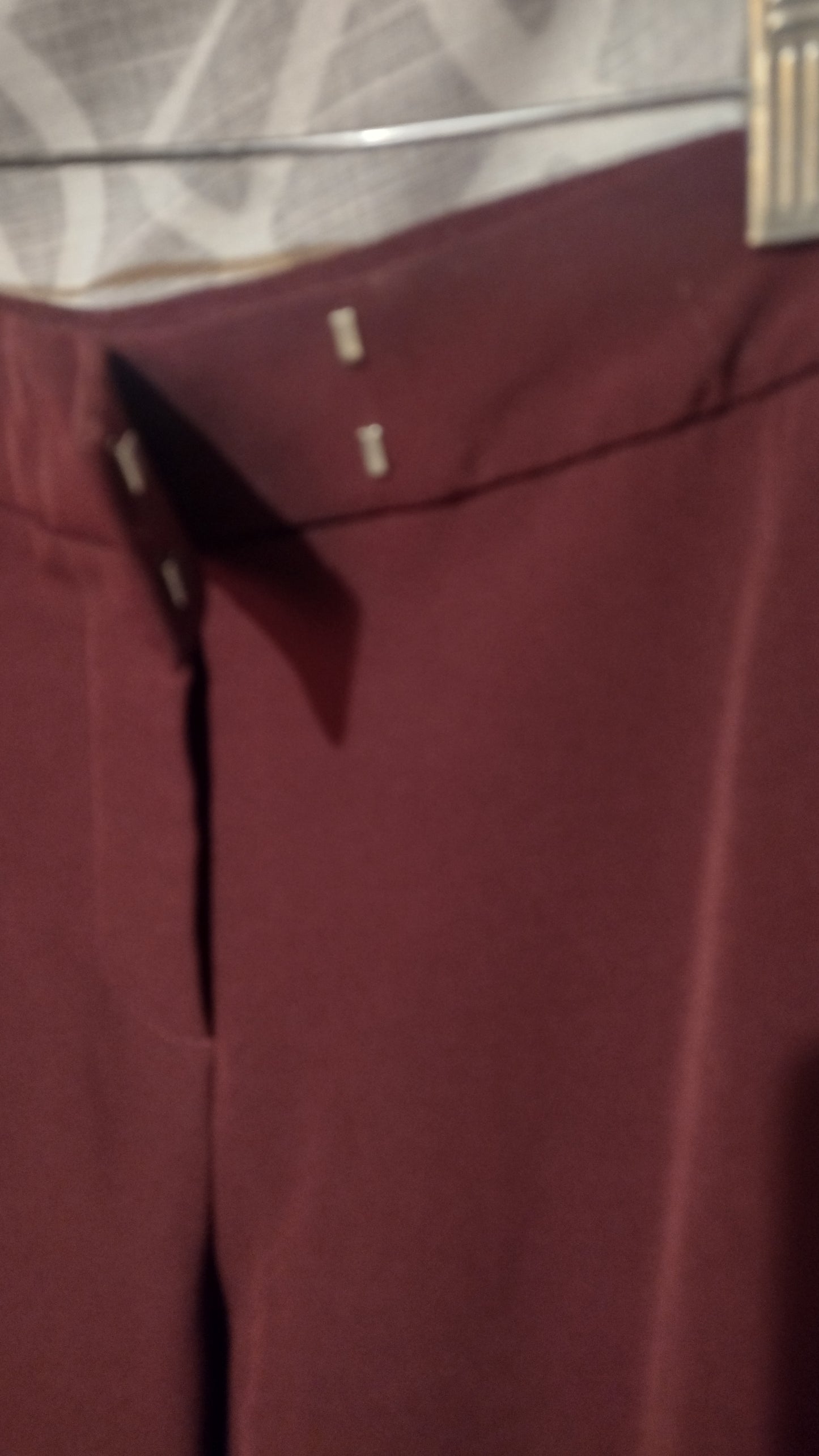 Women's Maroon slacks size 10R