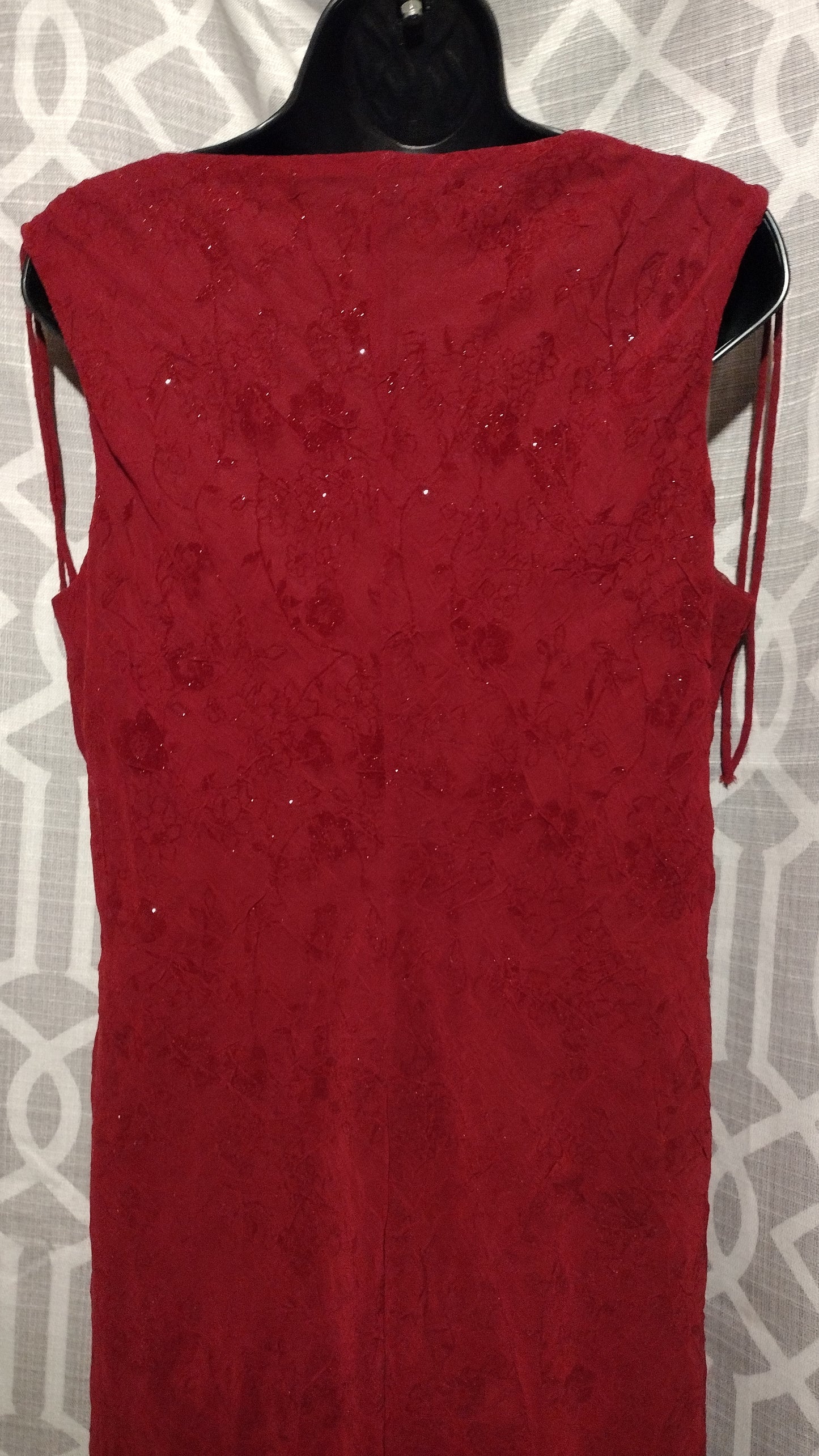 Women tank Burgundy dress size 12