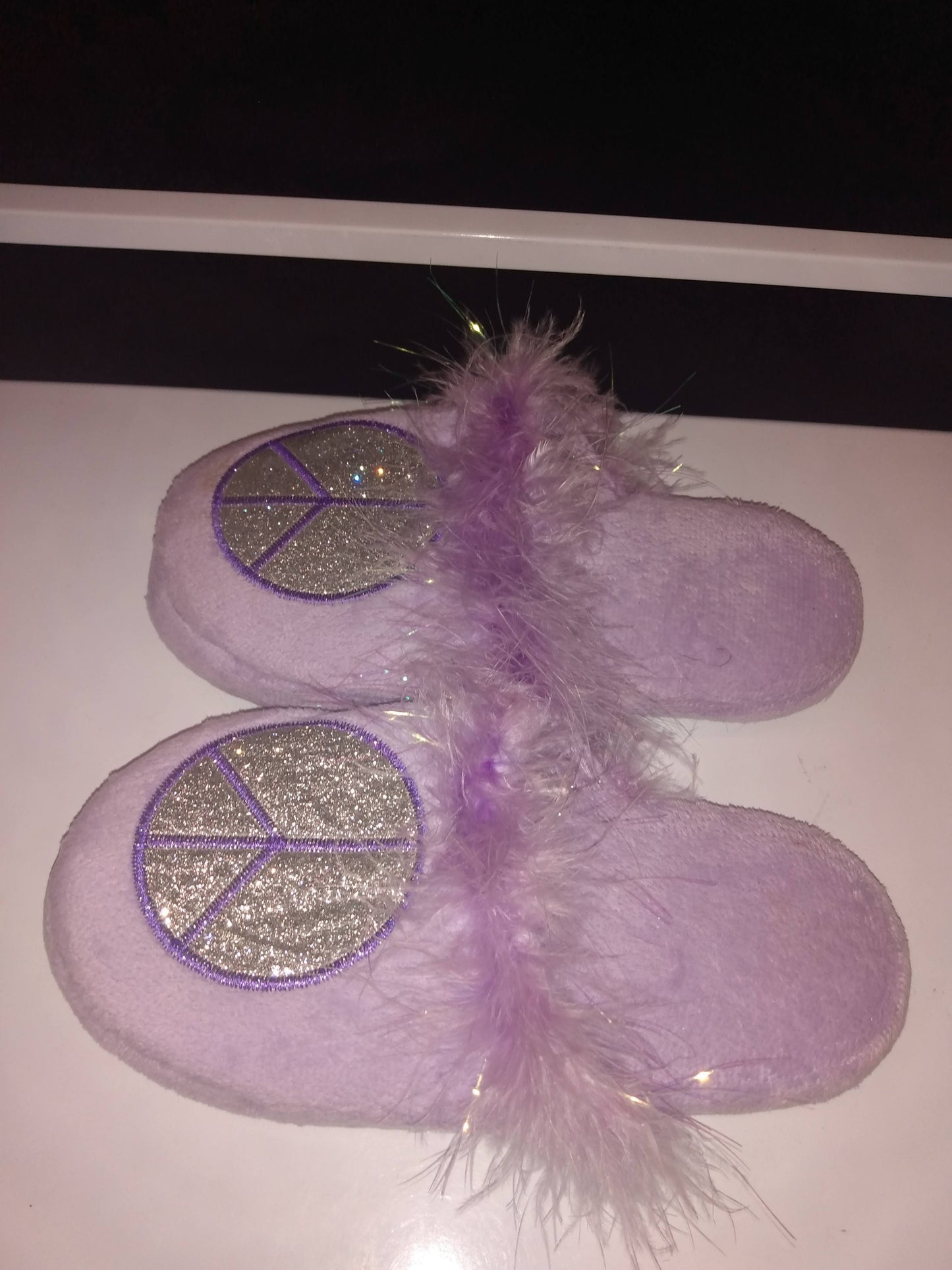 Girl purple house shoes size 13