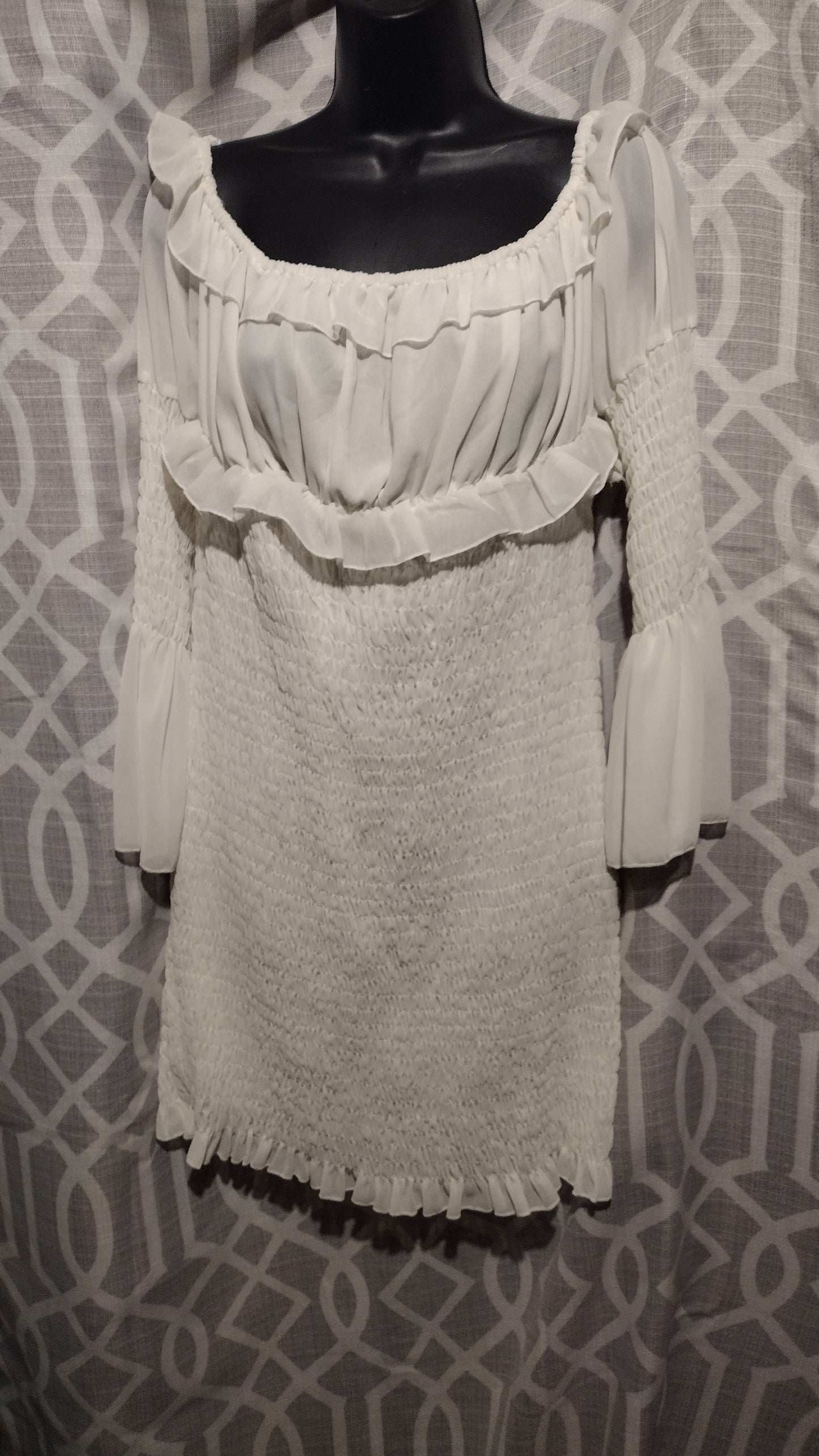 Women white dress size 12