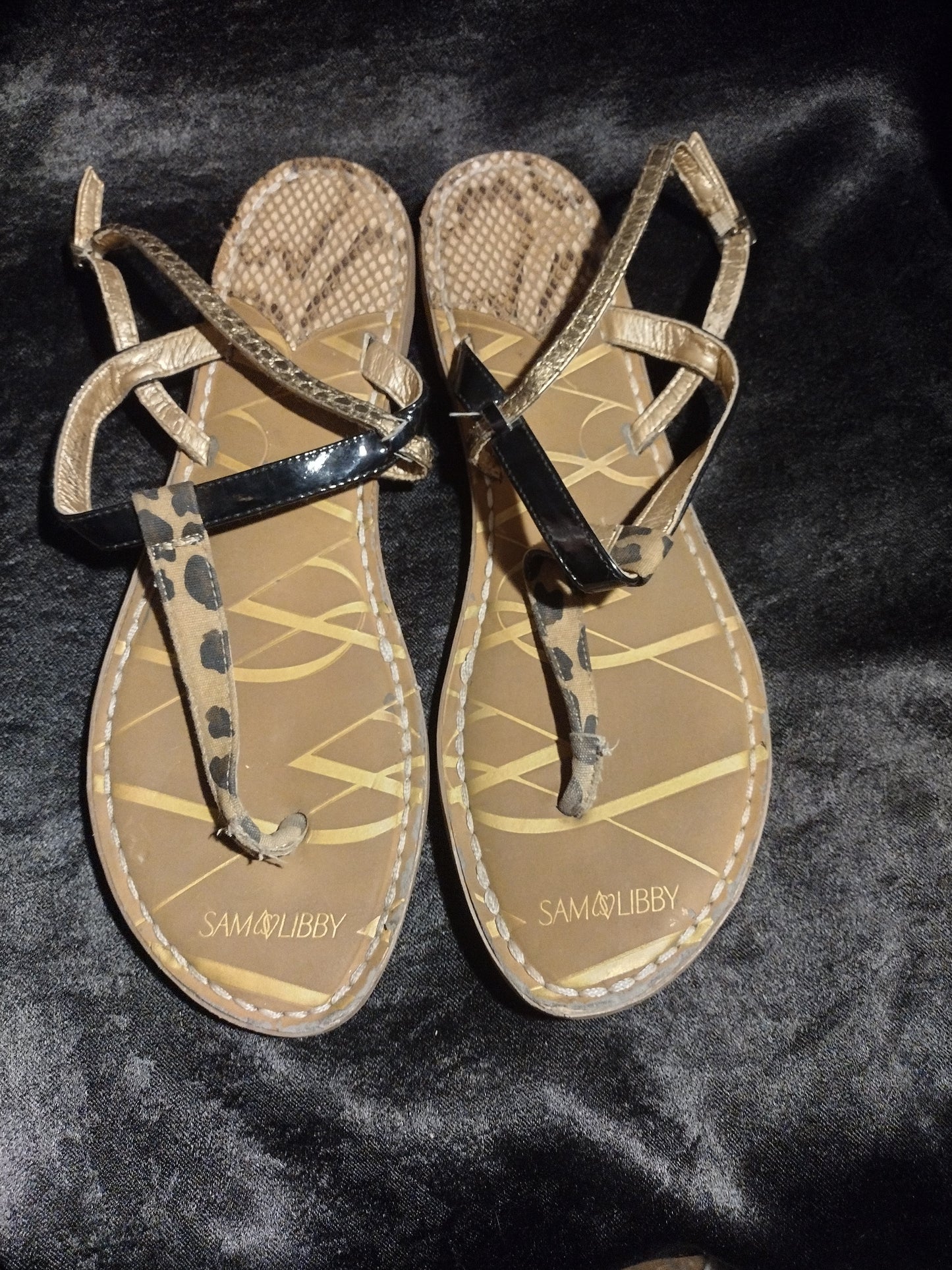 Women thong sandals shoe size 10