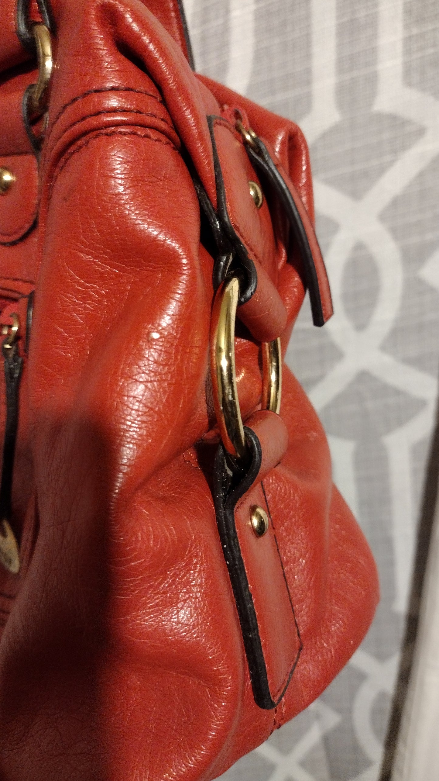 Women red Nine West shoulder bag