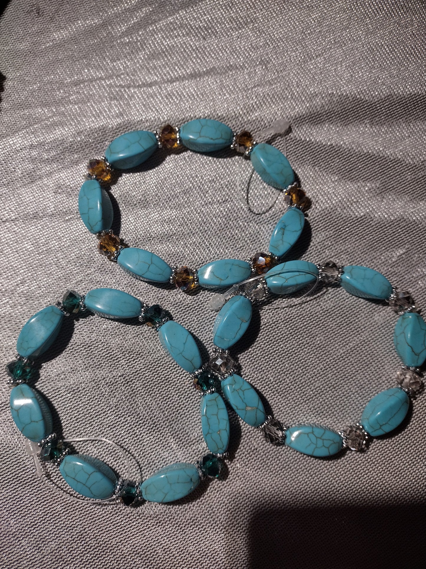 Women turquoise stretch bracelet