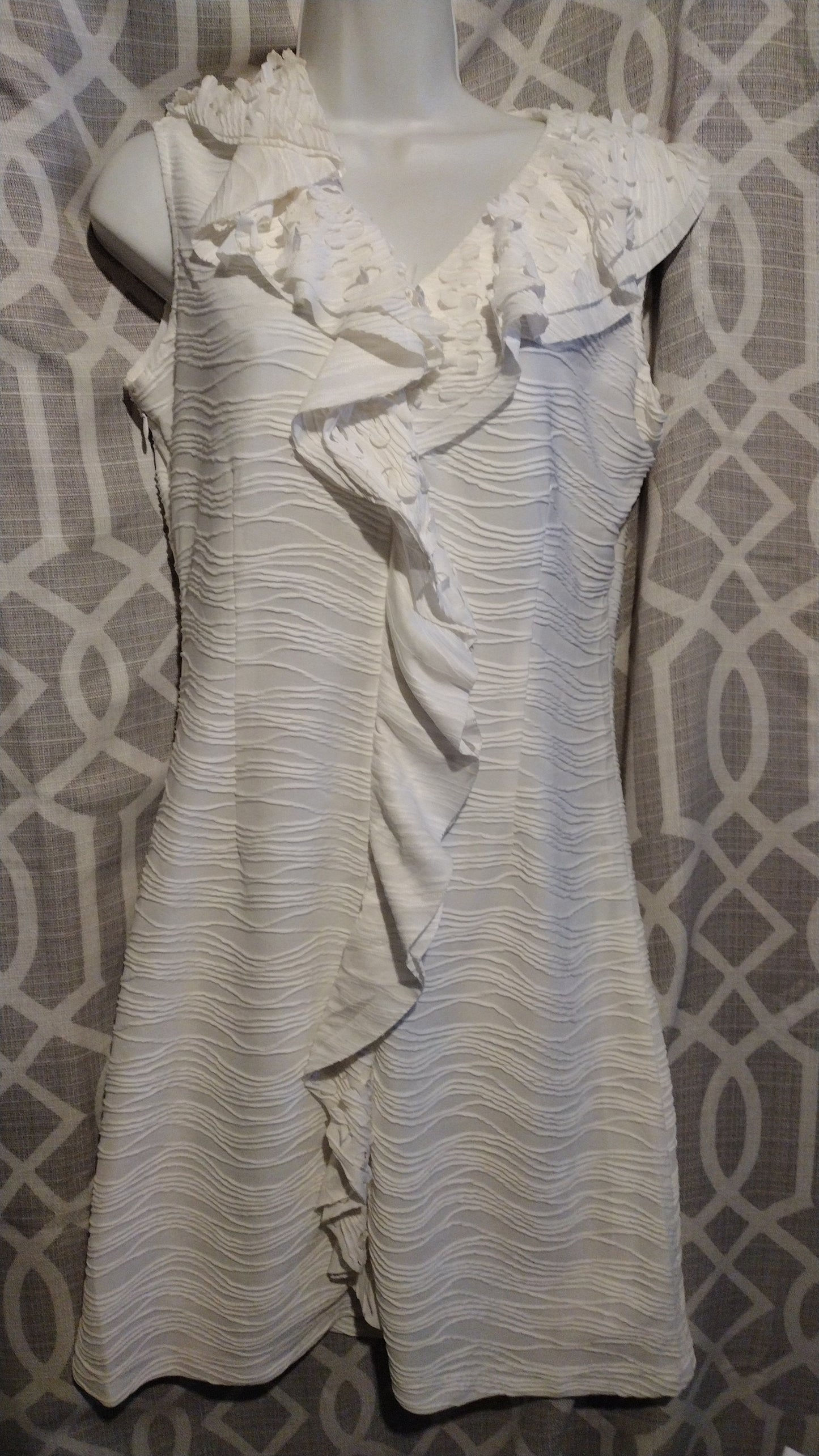 Women white dress size medium