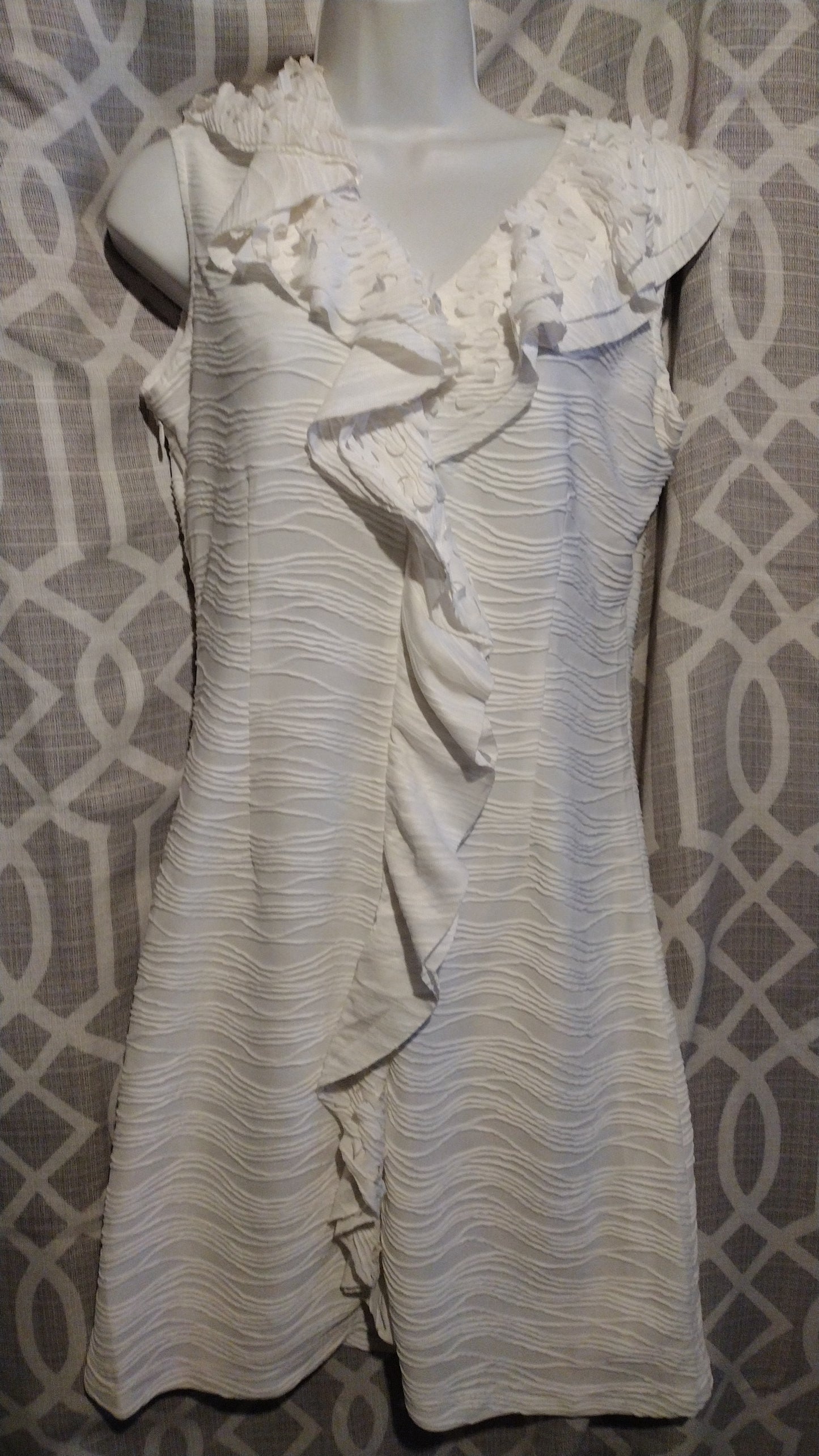 Women white dress size medium