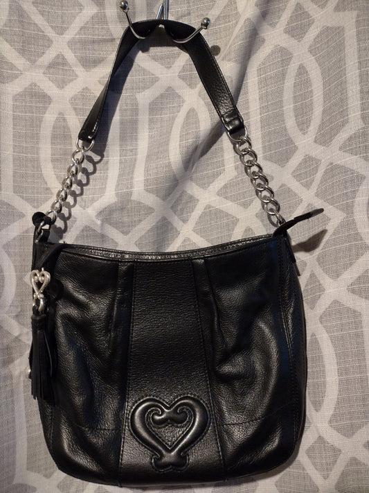 Brighton leather shoulder handbag