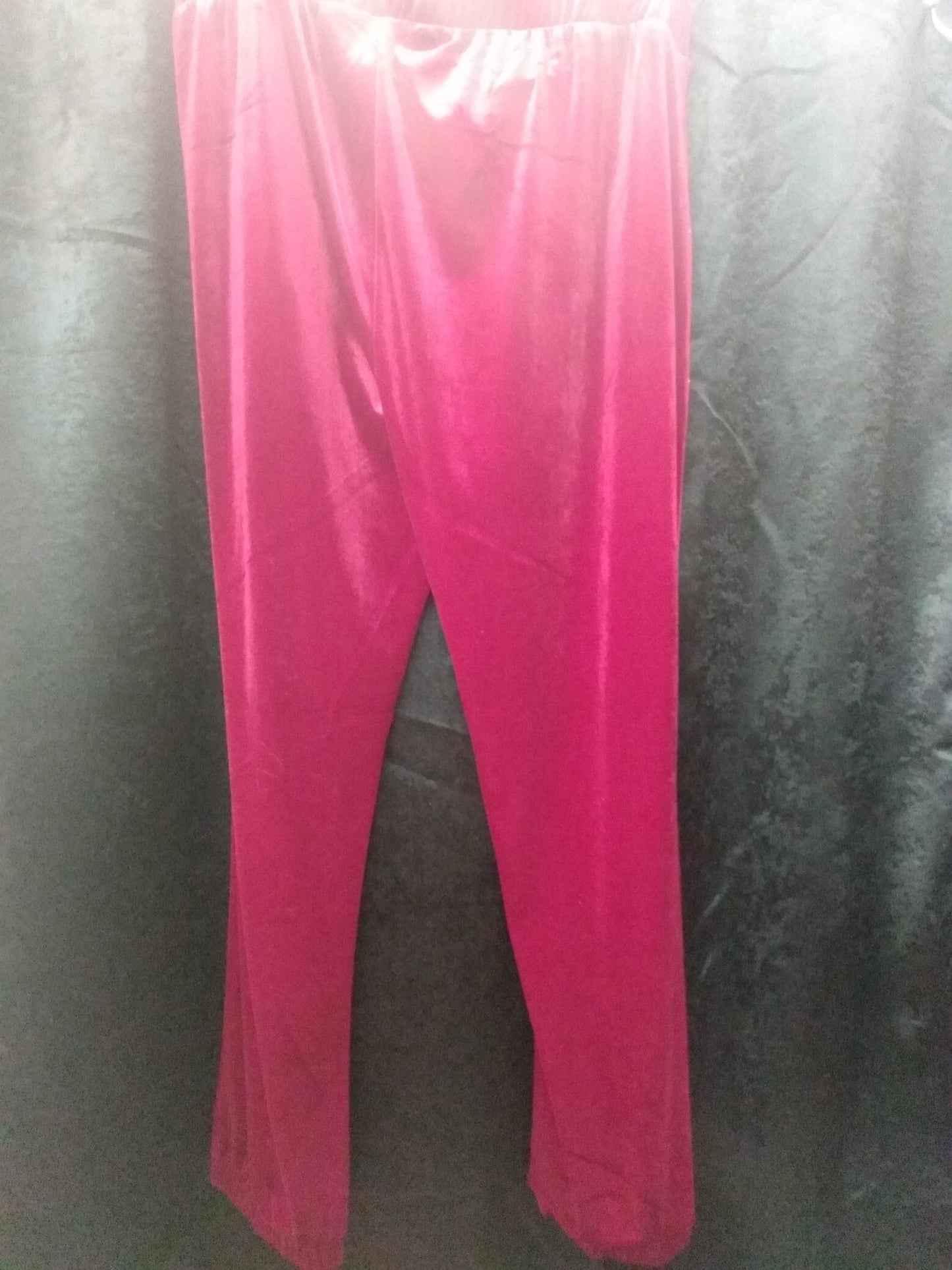 Women velvet jogger pants 1X