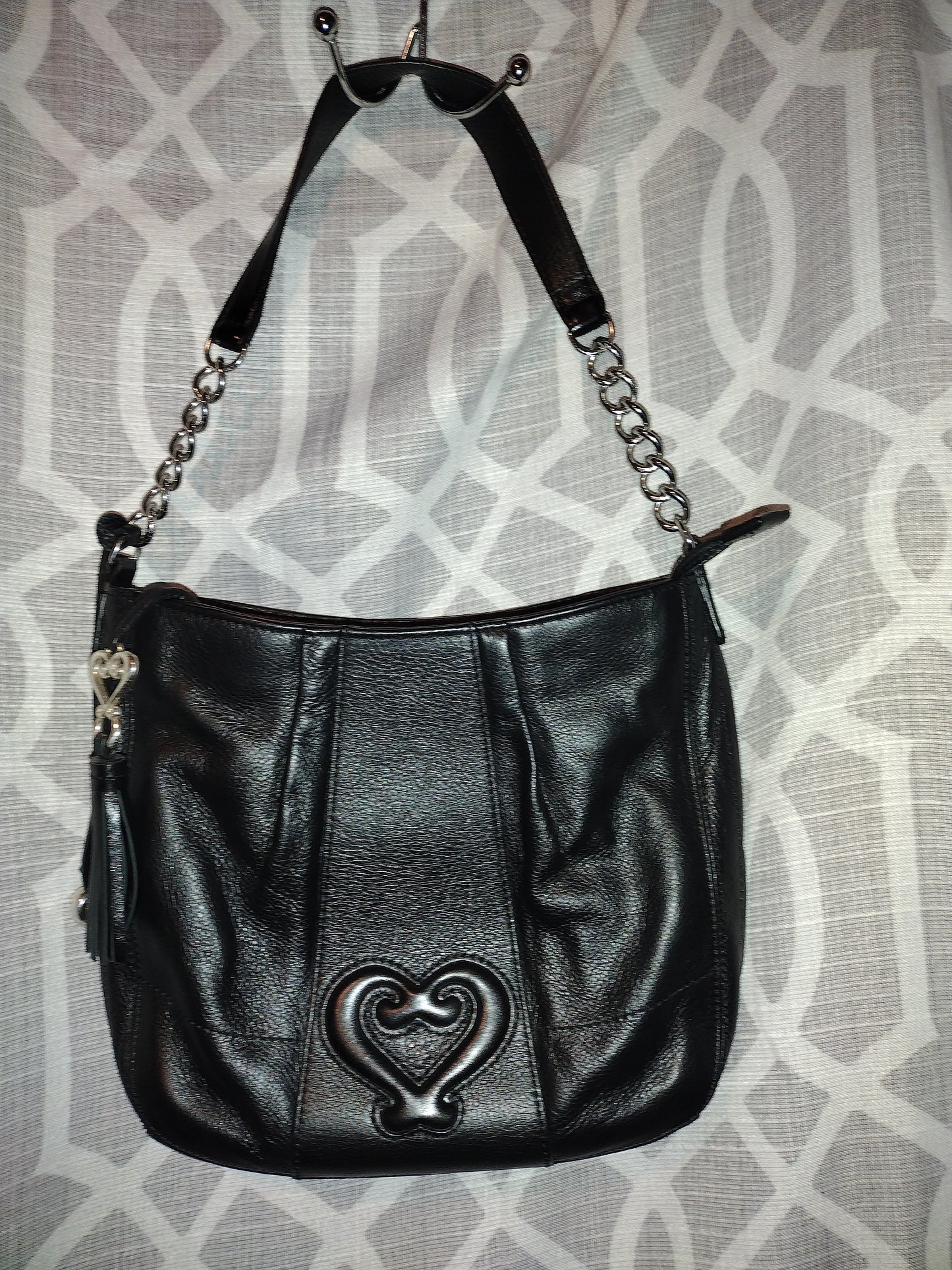 Brighton leather shoulder handbag