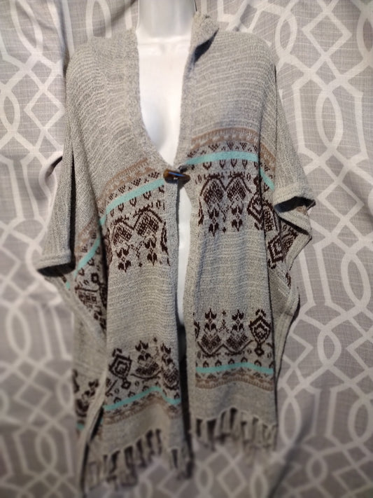 Women Pancho Sweater large